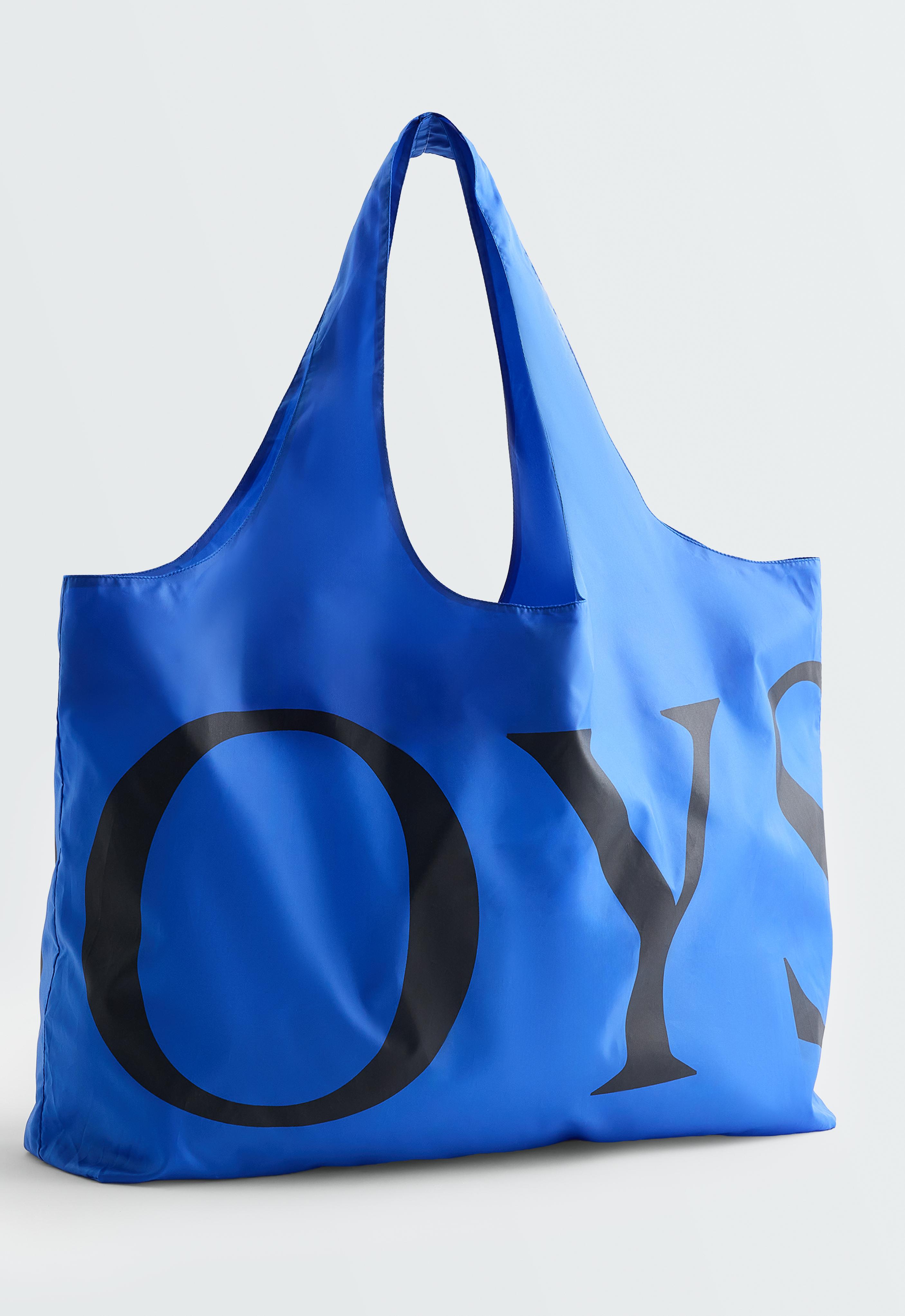 OYSHO Packable Bag — ELECTRIC BLUE