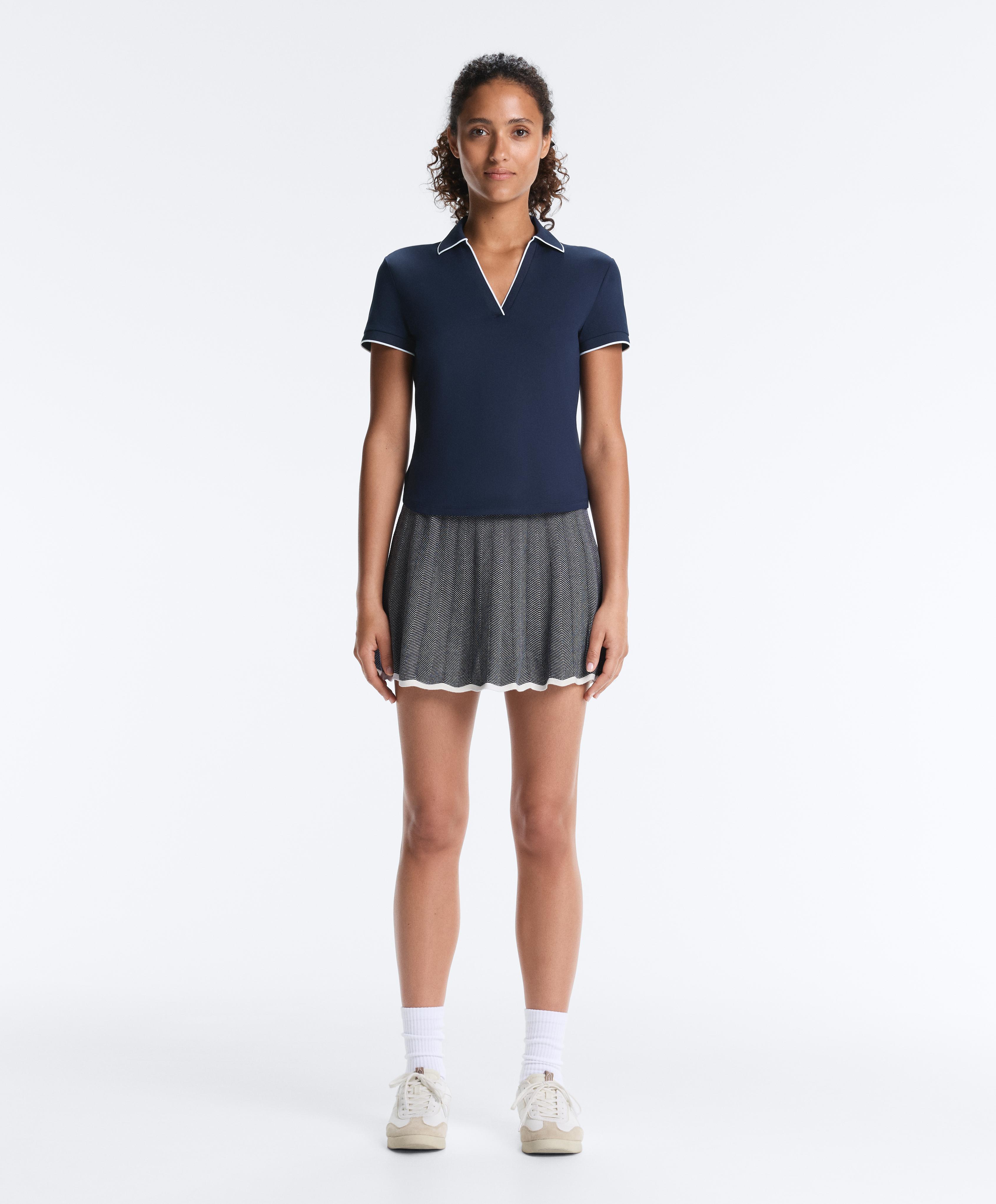 Short-sleeved Comfortlux polo shirt — NAVY BLUE