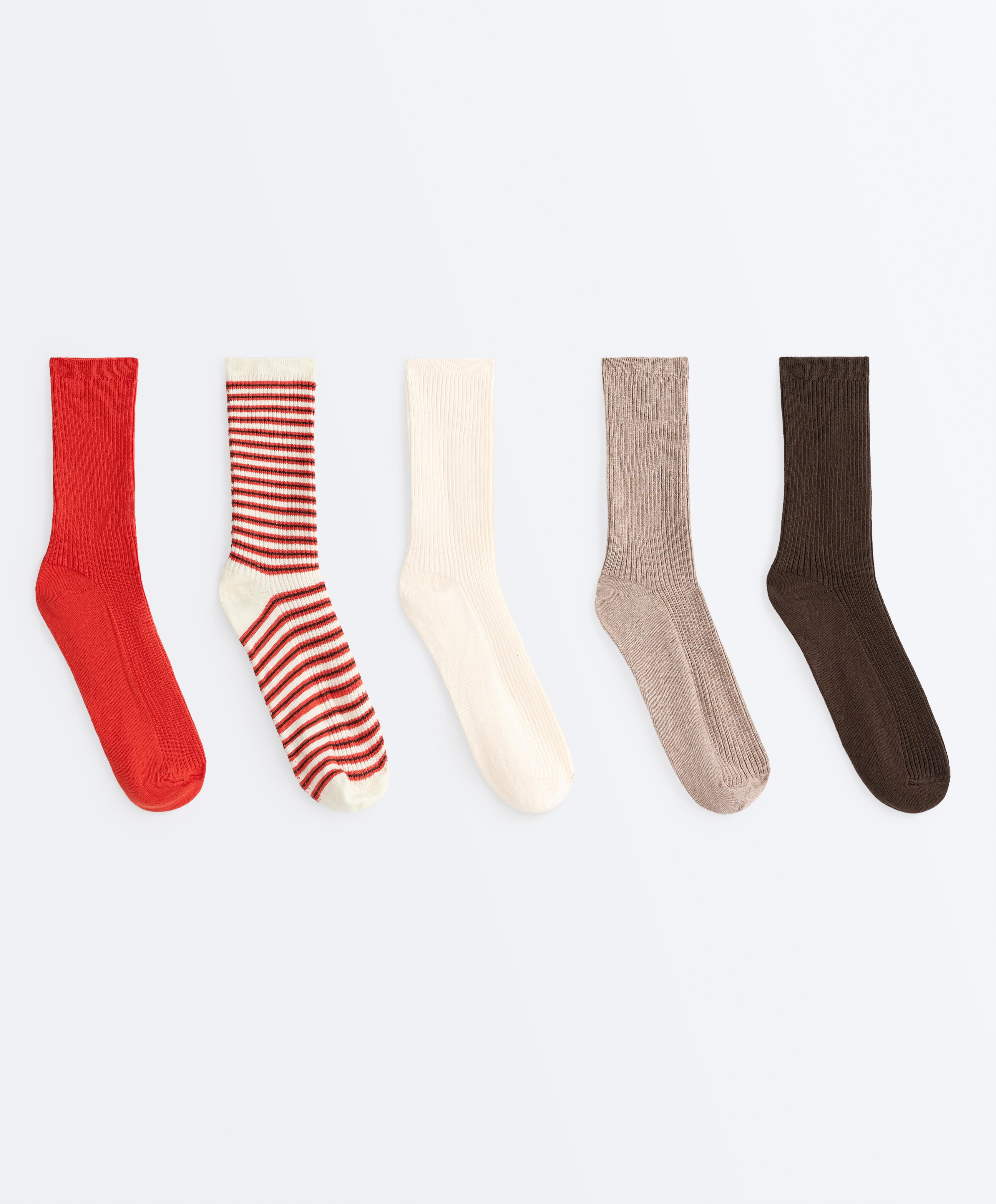 5 pairs of cotton blend classic socks 5 pairs of cotton blend classic socks