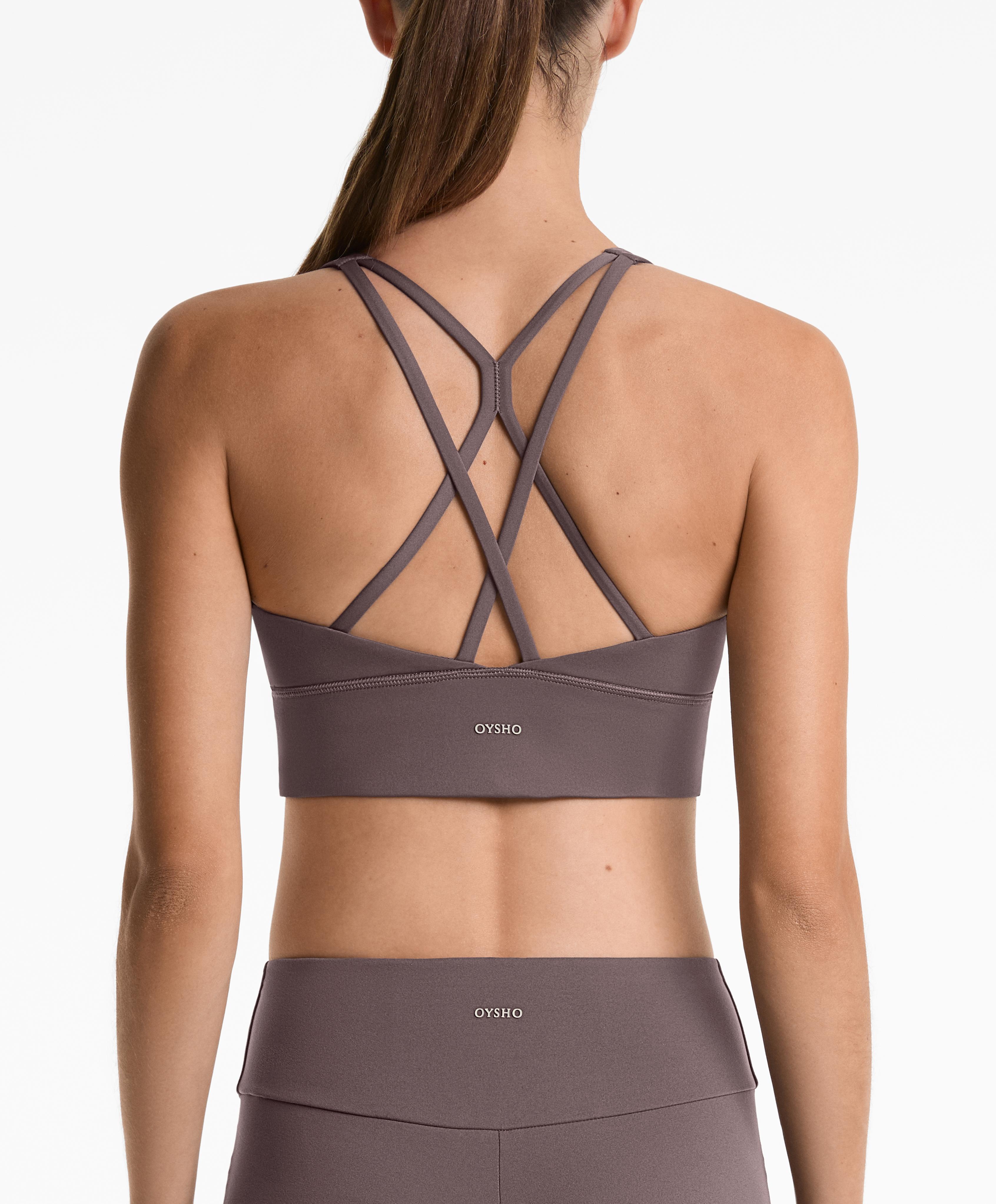 Medium-support comfortlux sports bra with cups Medium-support comfortlux sports bra with cups