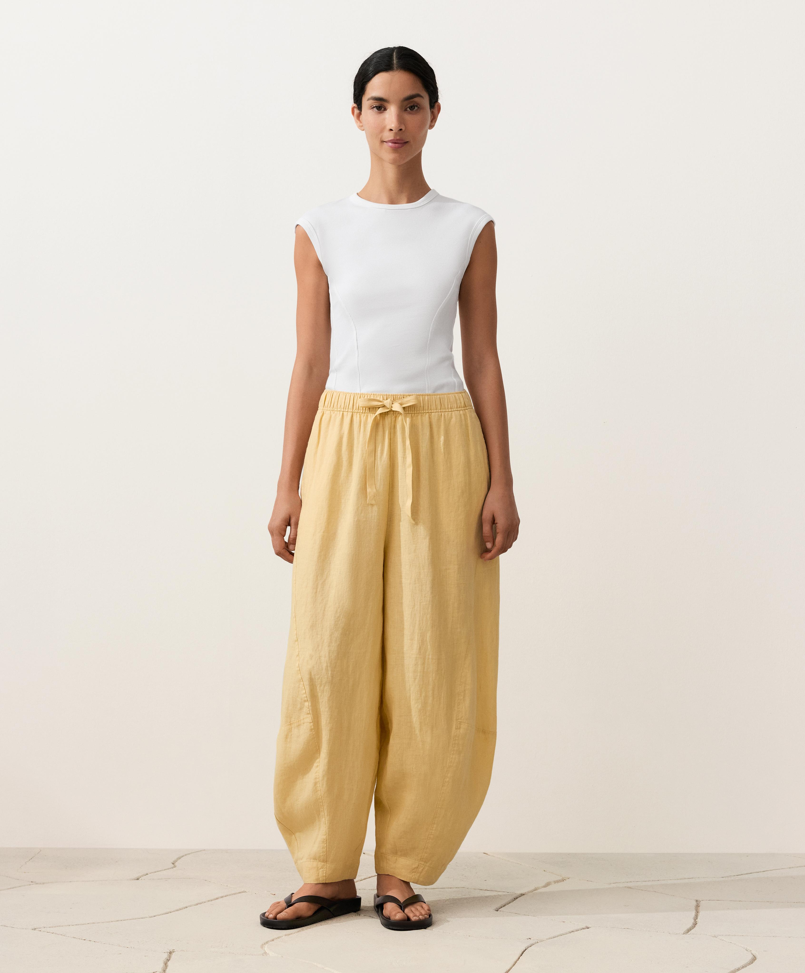 Pantalon balloon 100 % lin Pantalon balloon 100 % lin