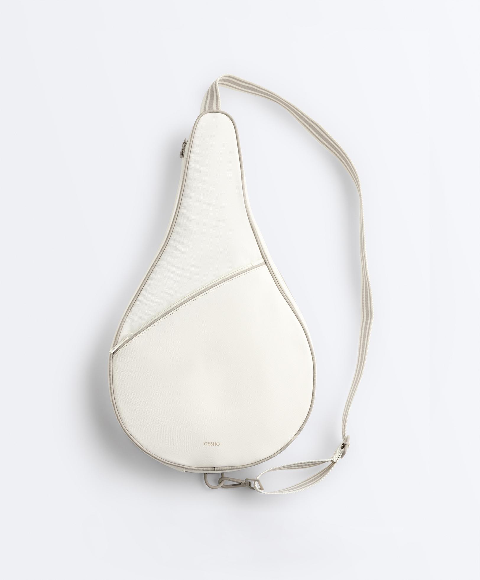 Padel racket cover — PALE ECRU
