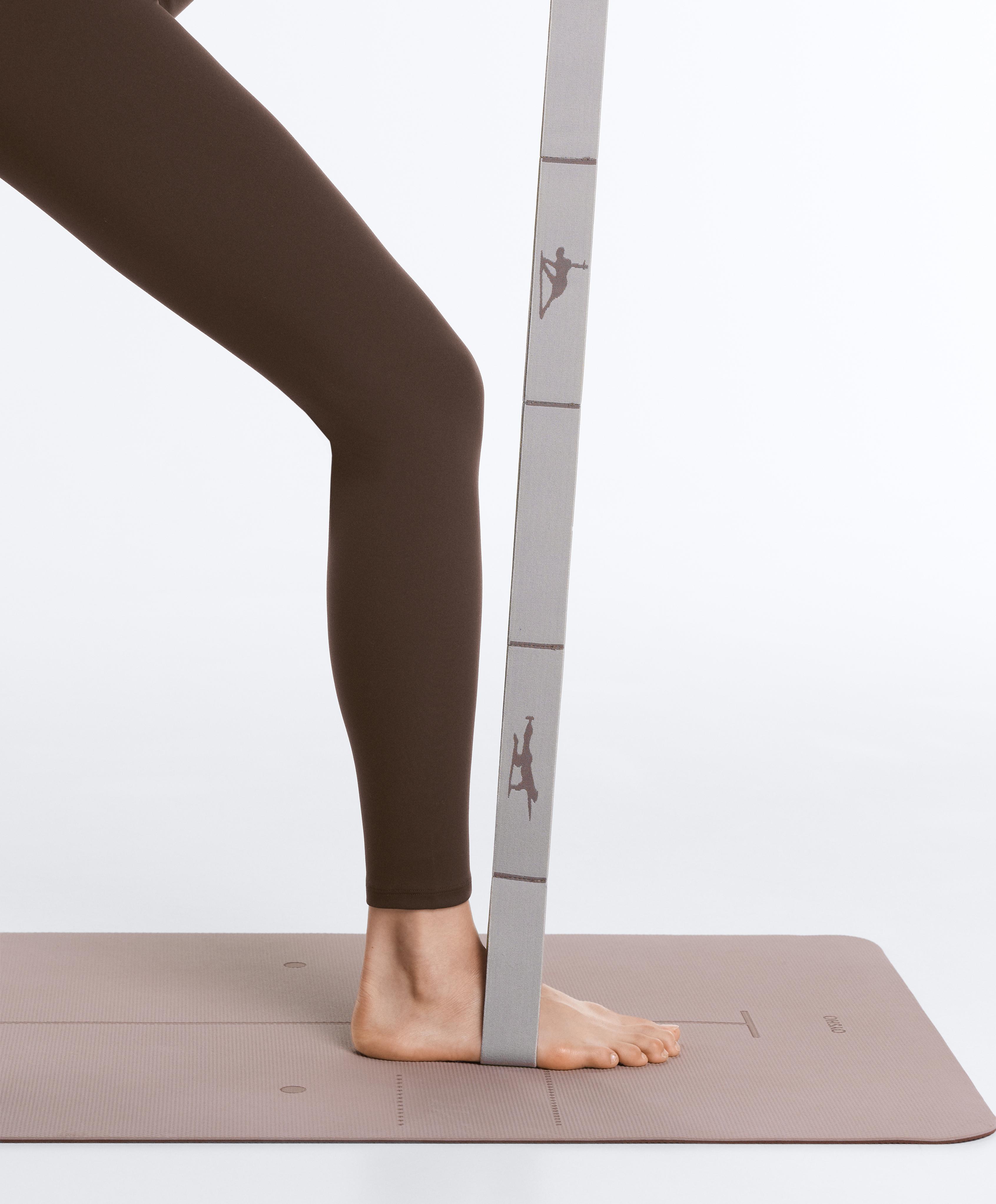 Comfortlux high-waisted ankle-length leggings — DARK BROWN