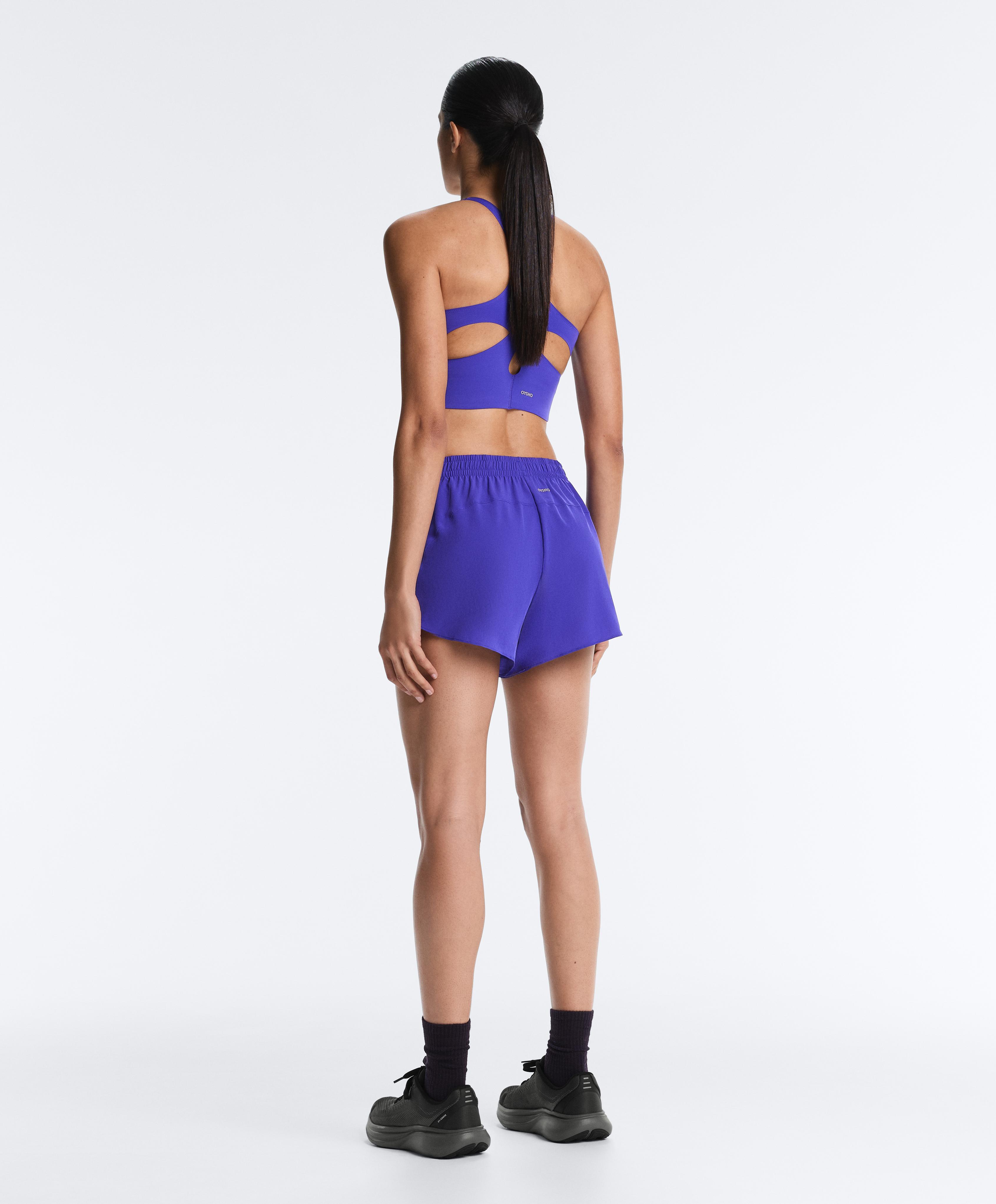 Light Touch crossover back tank top — KLEIN BLUE
