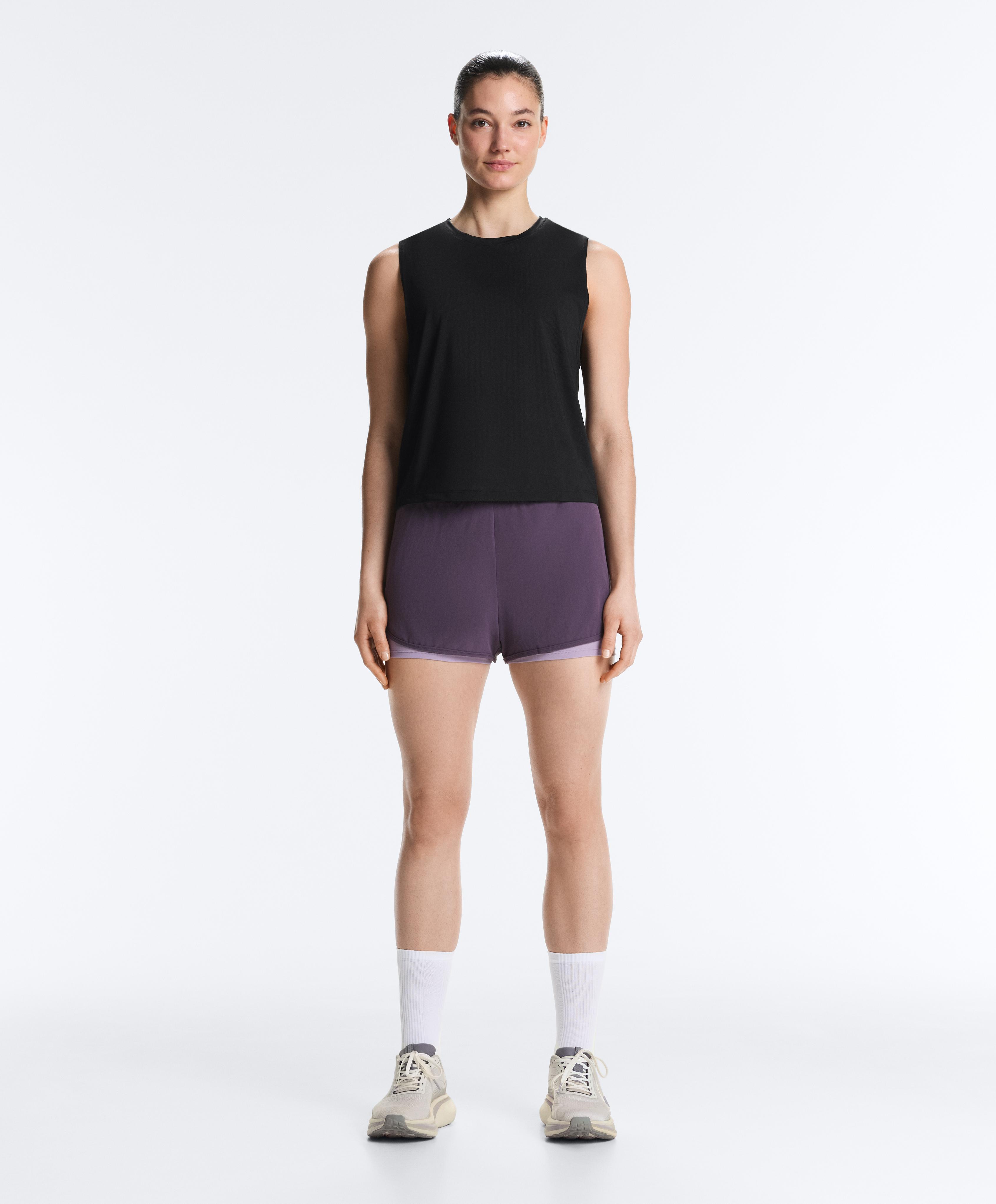 2-in-1 Technical Shorts — WASHED PURPLE