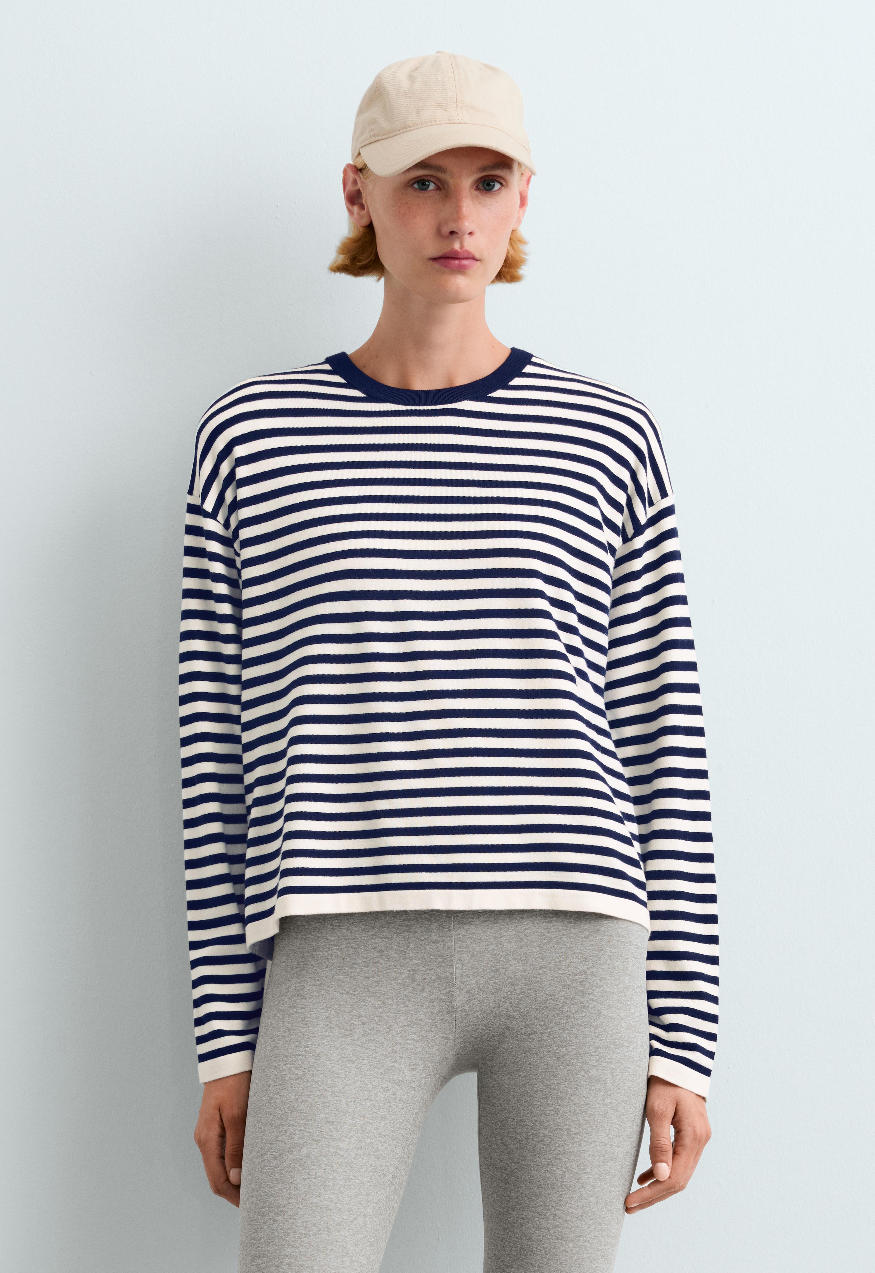 Fine knit striped jumper Fine knit striped jumper
