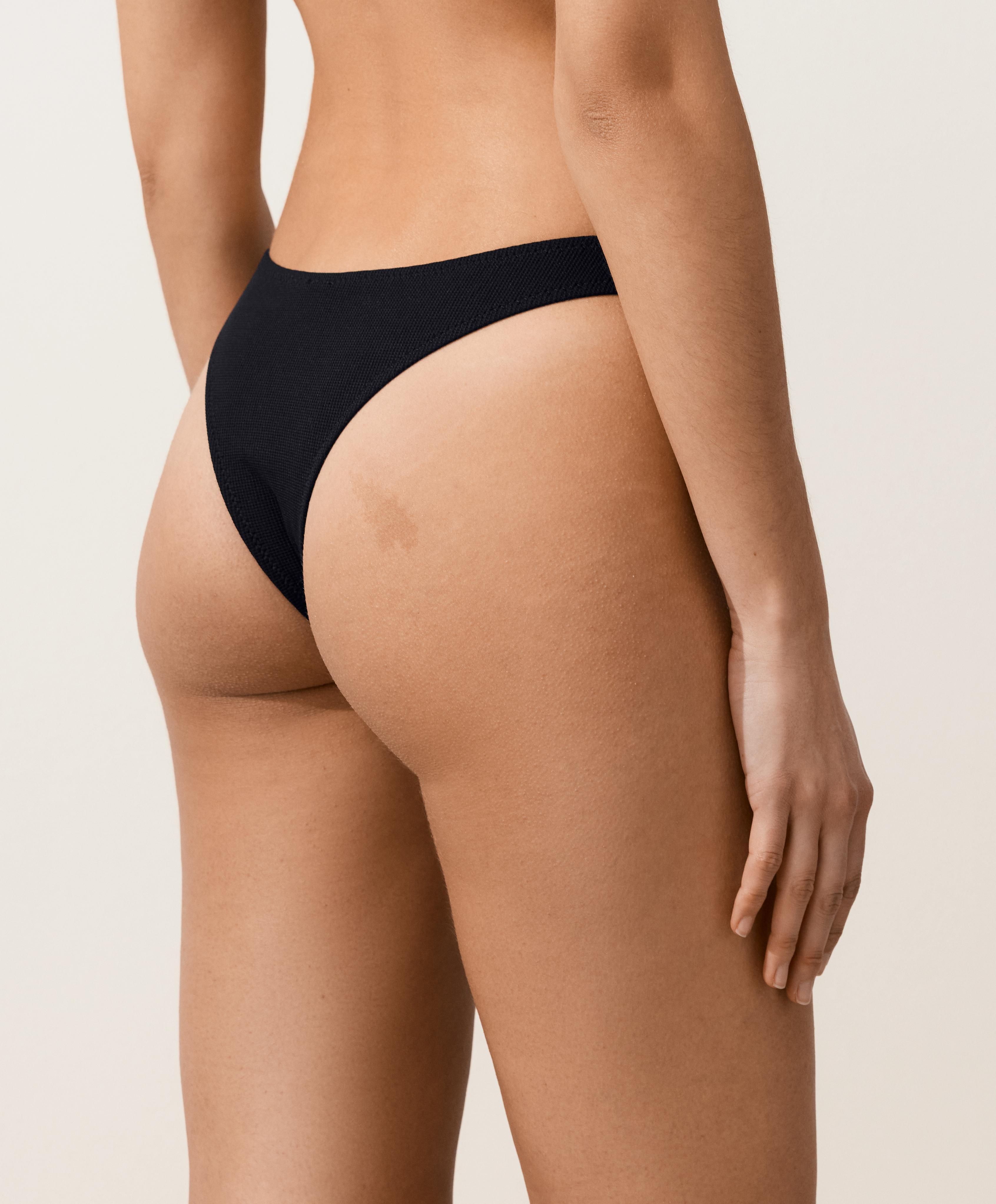 Bas de bikini brésilien en piqué