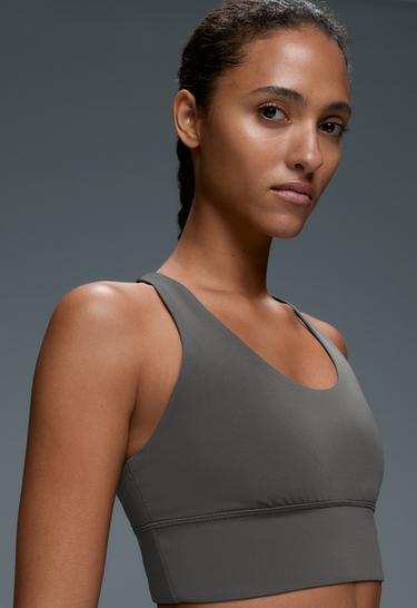 Medium support Comfortlux sports bra with cup — ASPHALT GREY 4