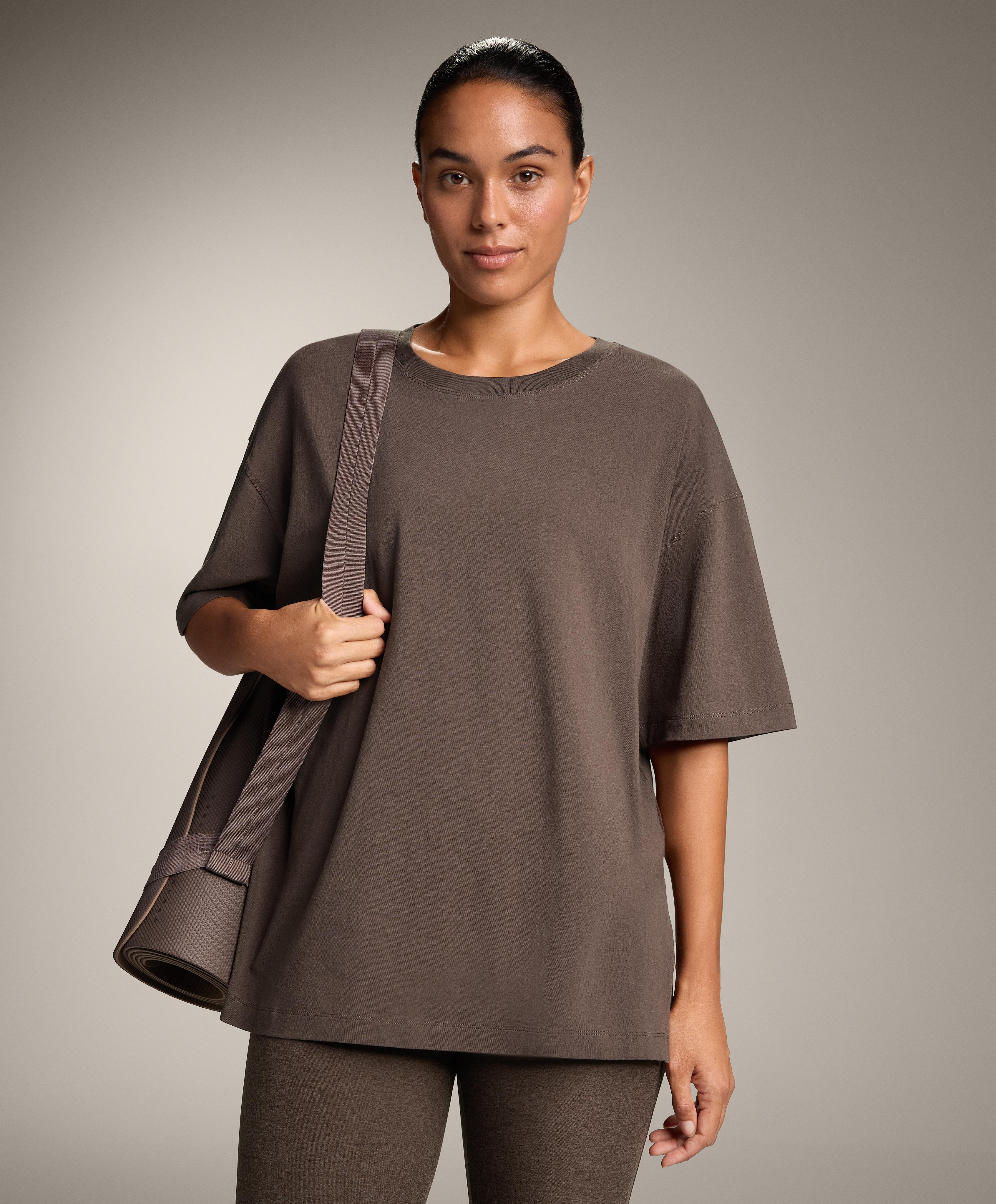 T-shirt à manches courtes en coton mélangé