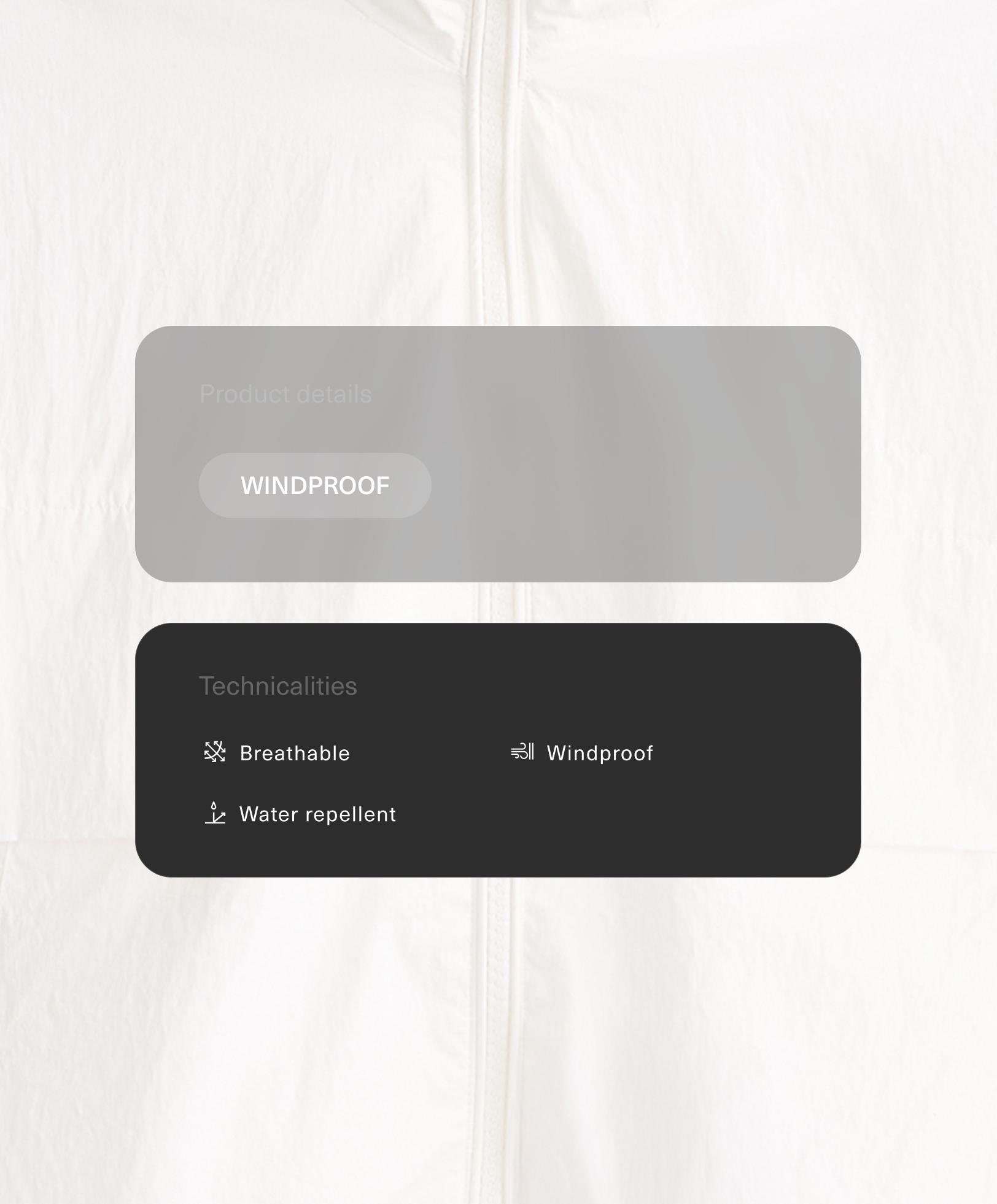 Chamarra track repelente al agua Chamarra track repelente al agua