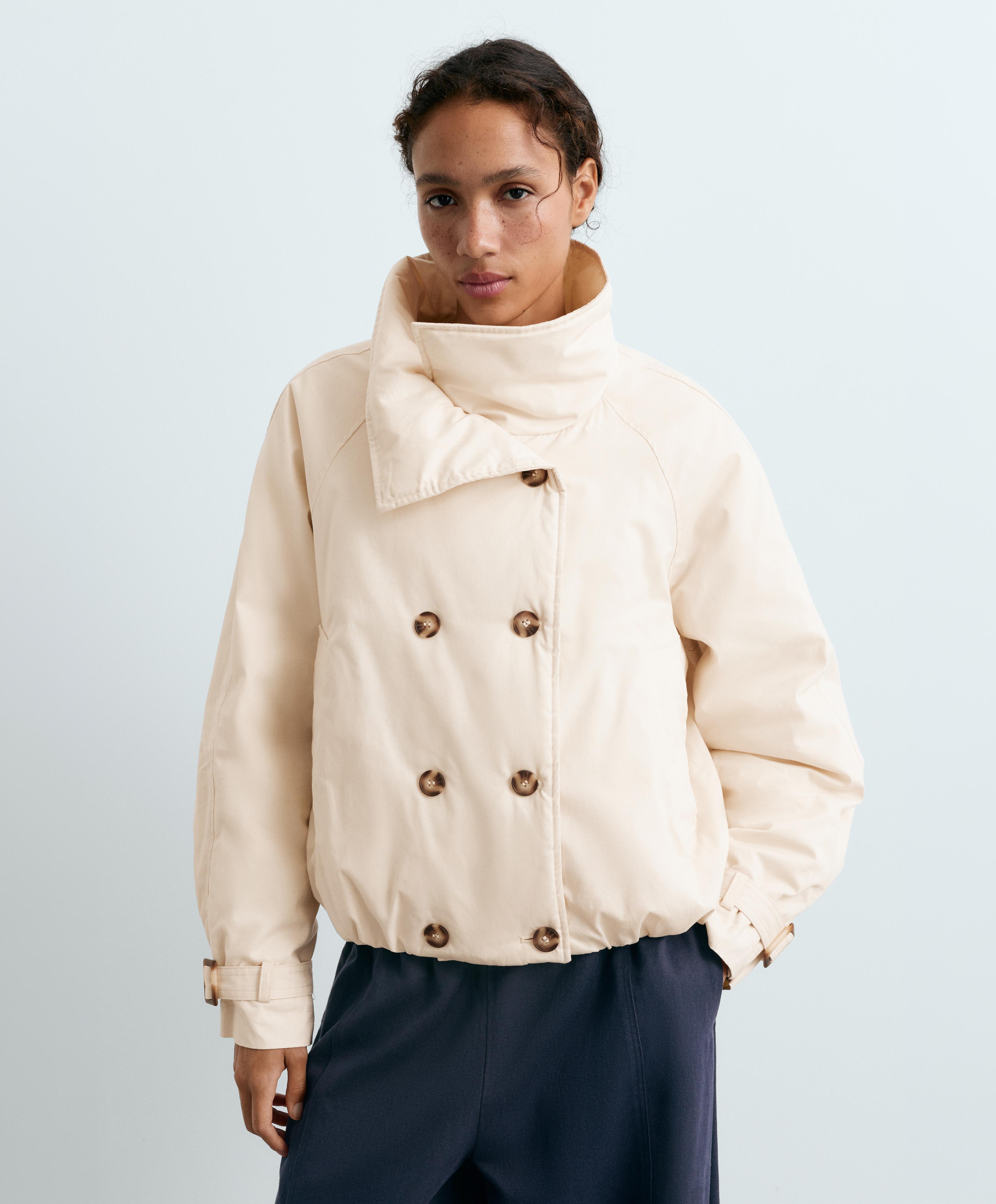 FELLEX® AEROGEL balloon padded short jacket — ECRU