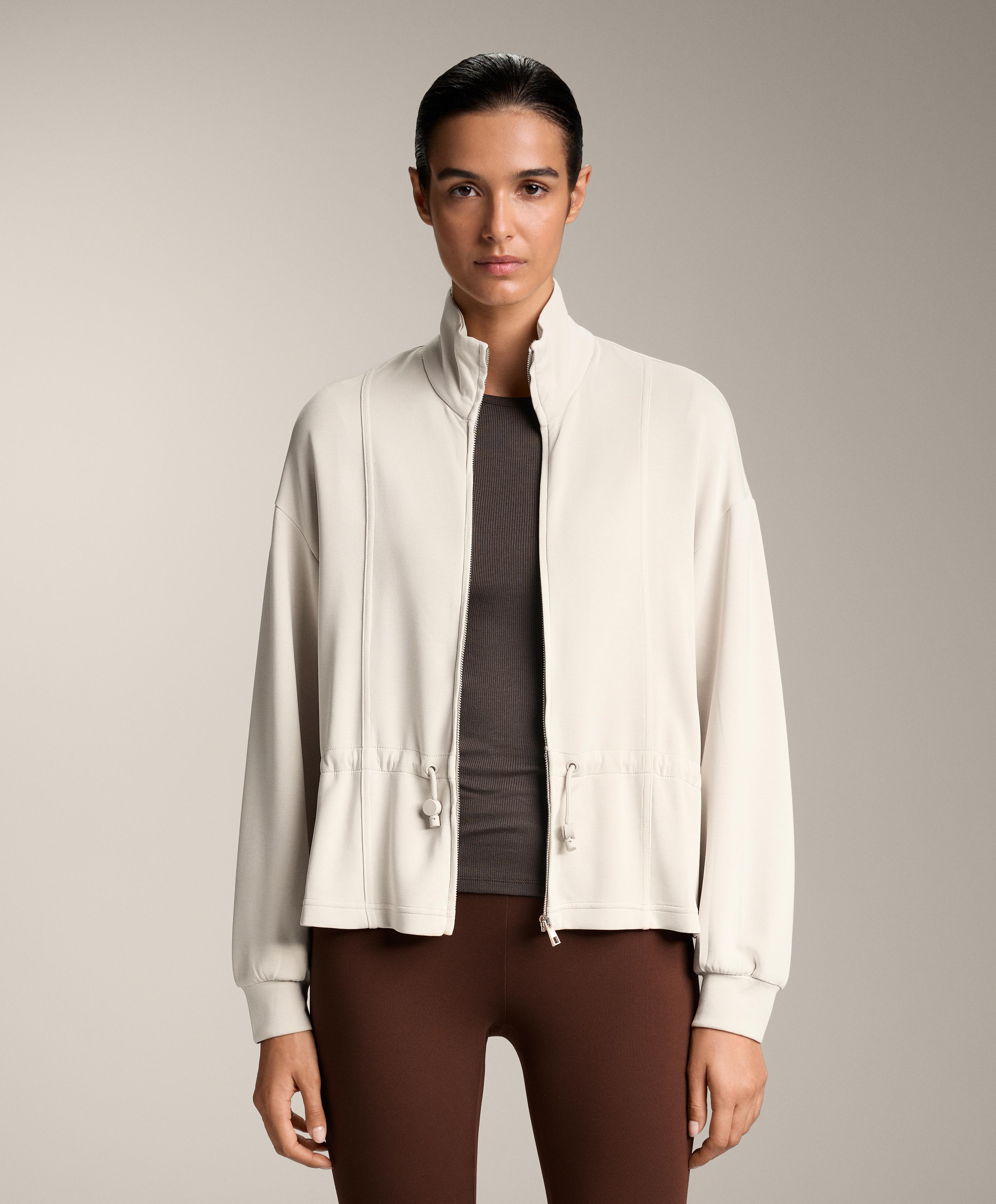 Куртка с регулируемой талией из мягкой ткани с модалом - Распродажа Куртка с регулируемой талией из мягкой ткани с модалом - Распродажа