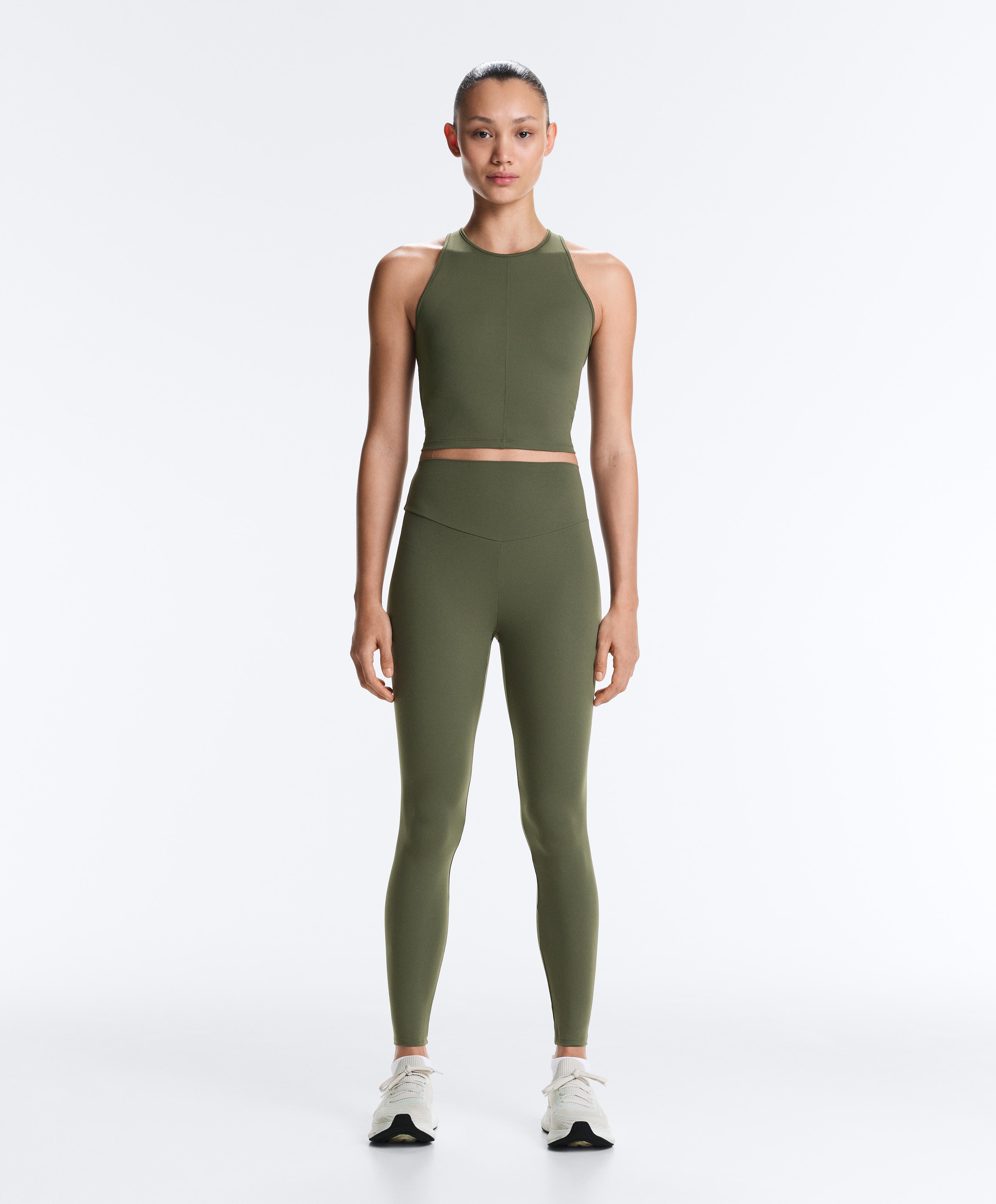 Comfortlux high-rise ankle-length leggings