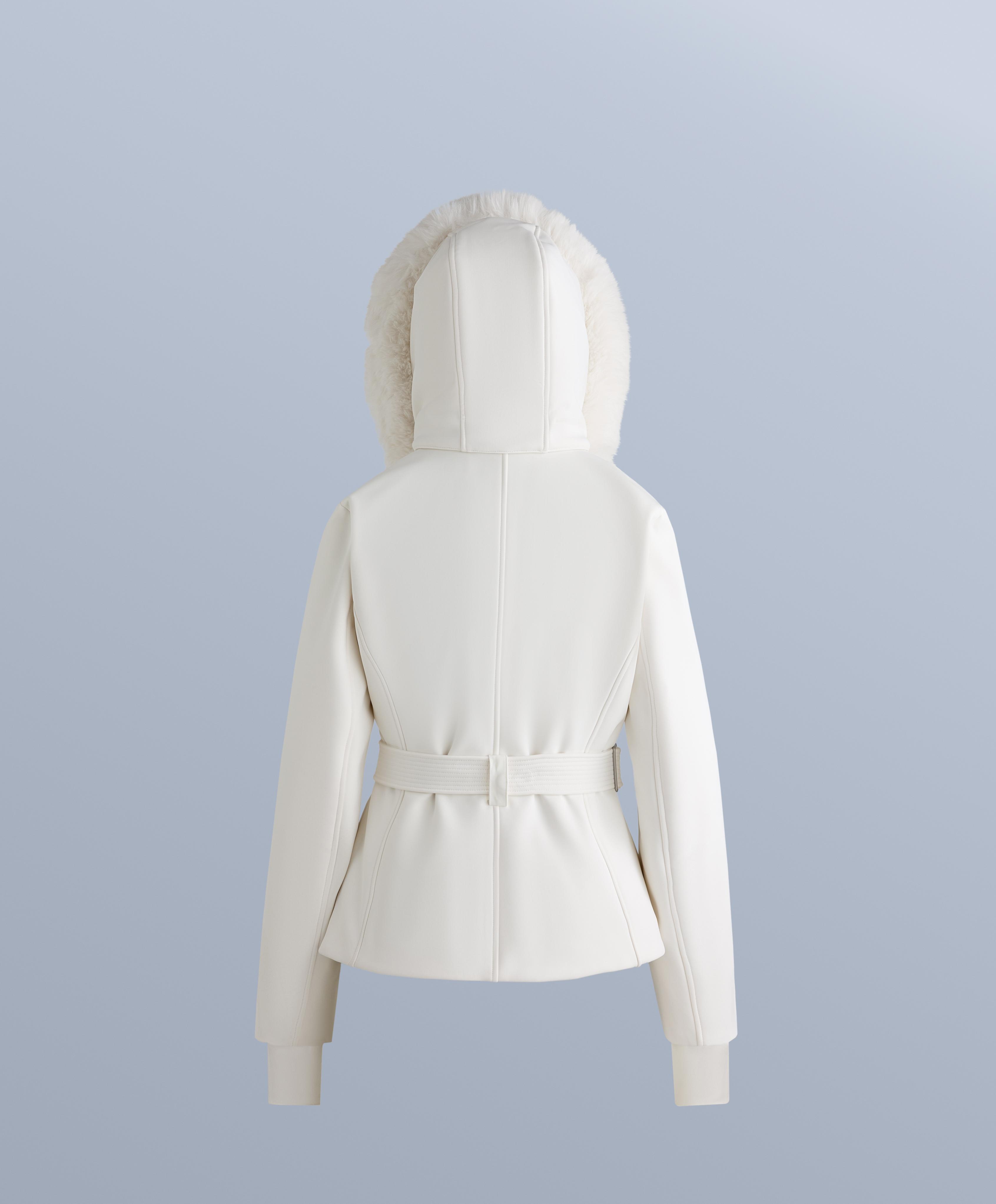 Primaloft® SKI water-resistant super-fitted jacket — WHITE 