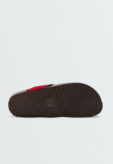 Leather sandals — RED 4