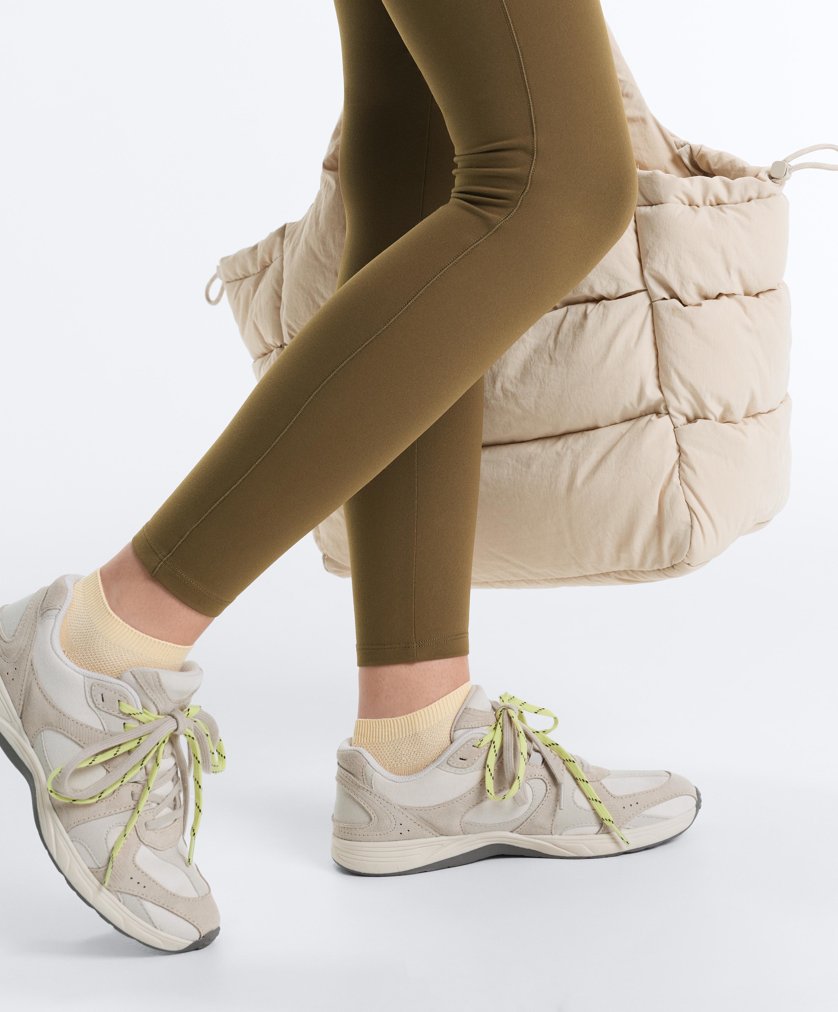 3 pairs of cotton blend piqué sneaker socks — WASHED TERRACOTTA