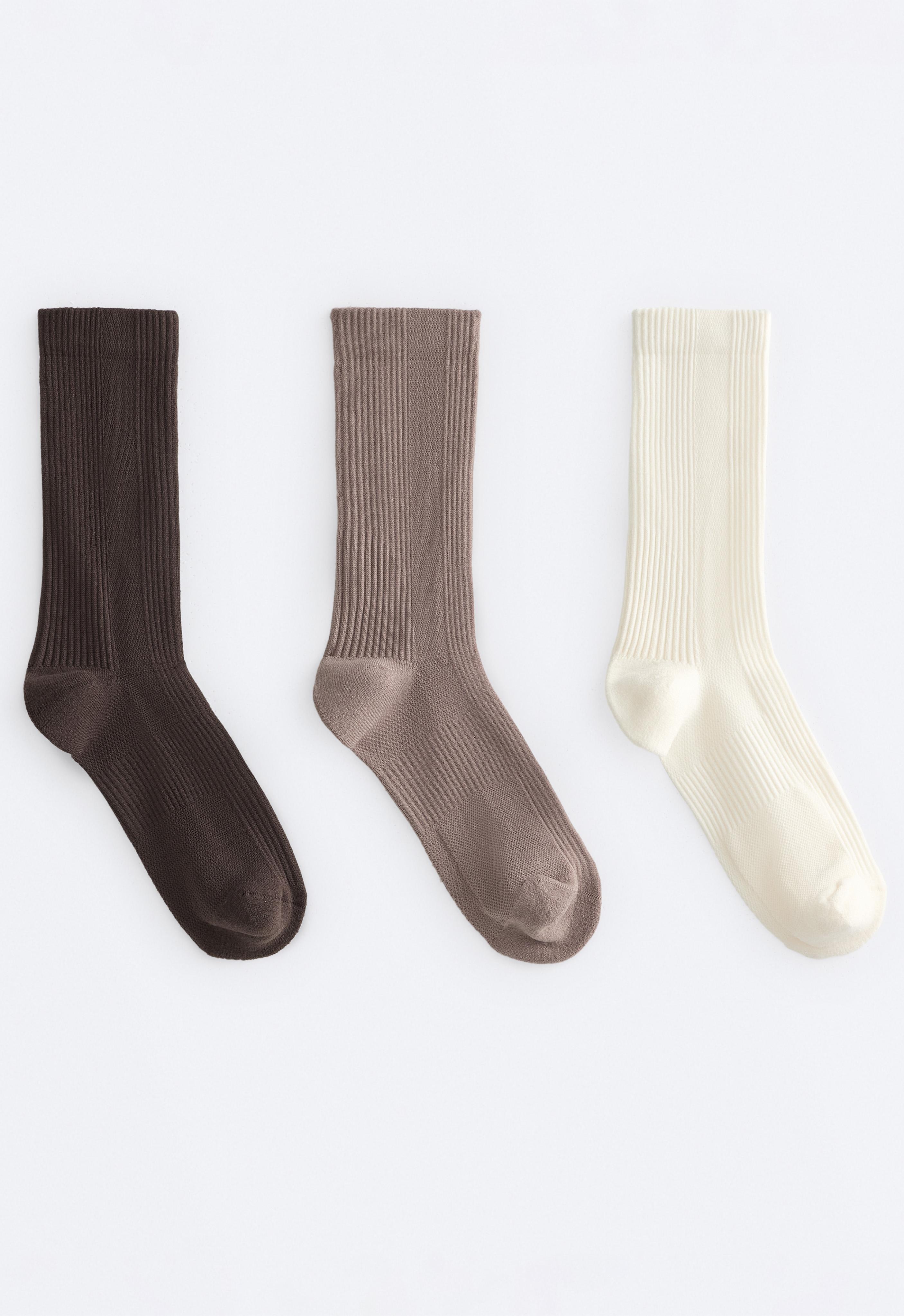 3 pairs of classic polyamide blend sports socks