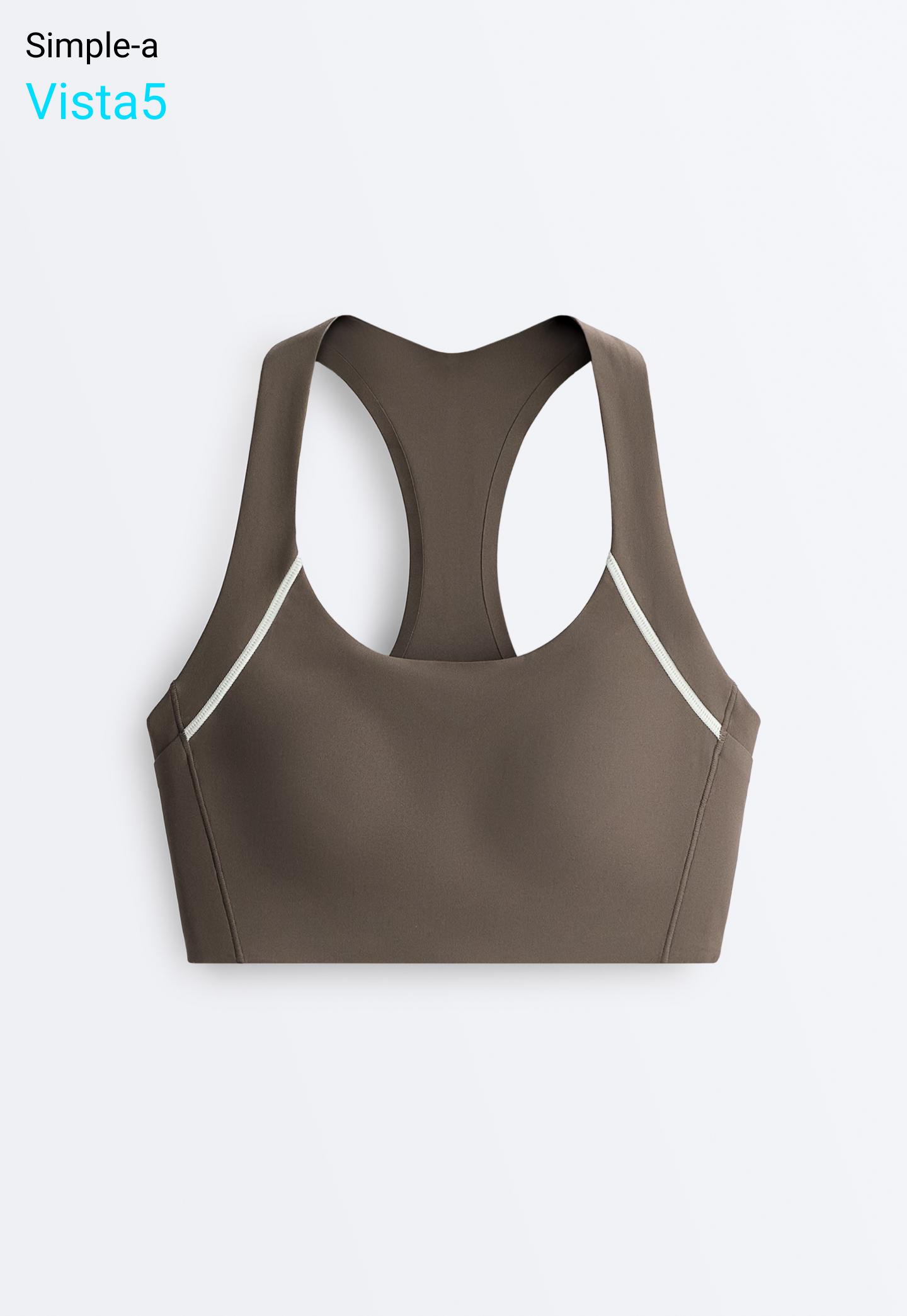 Perfect-adapt medium-support reflective sports bra — CHARCOAL GREY