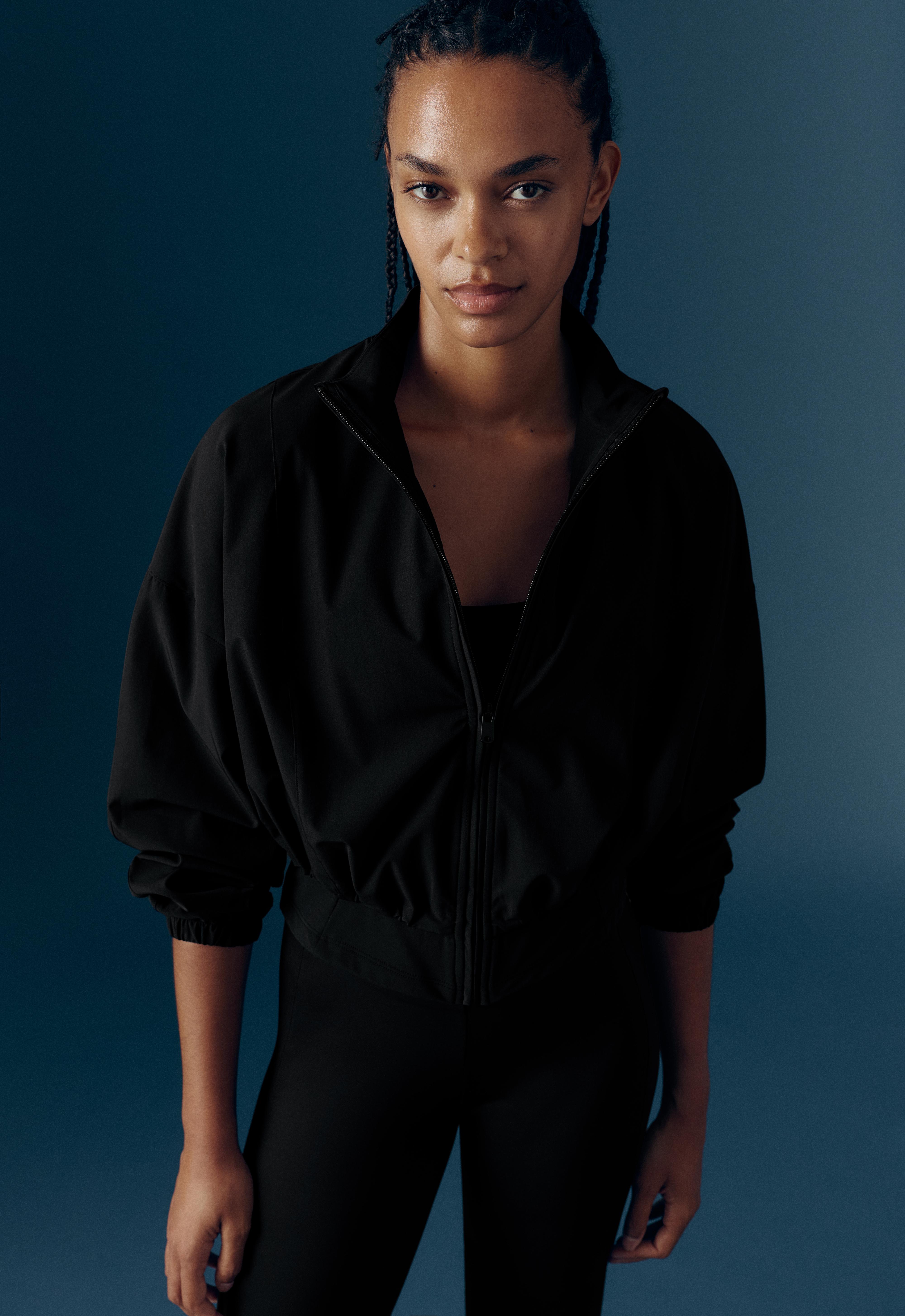 Double stretch technical jacket — BLACK