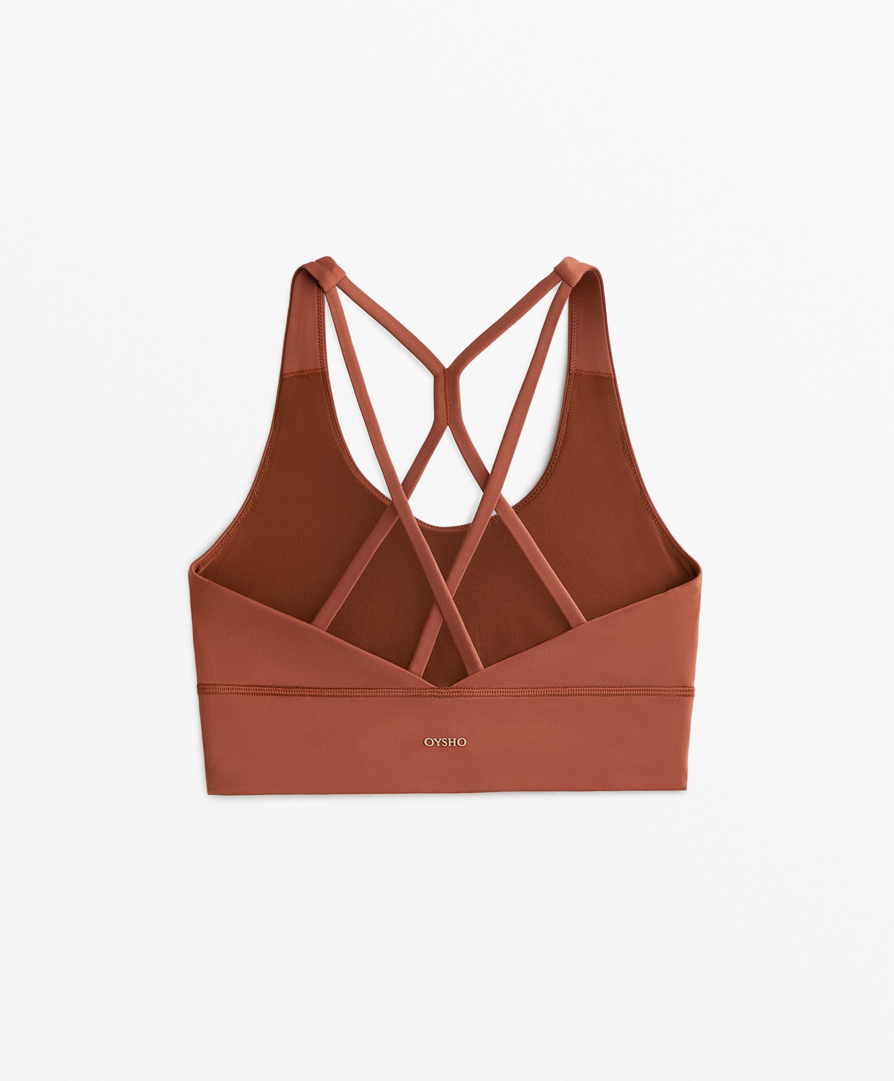 Medium-support comfortlux sports bra with cups