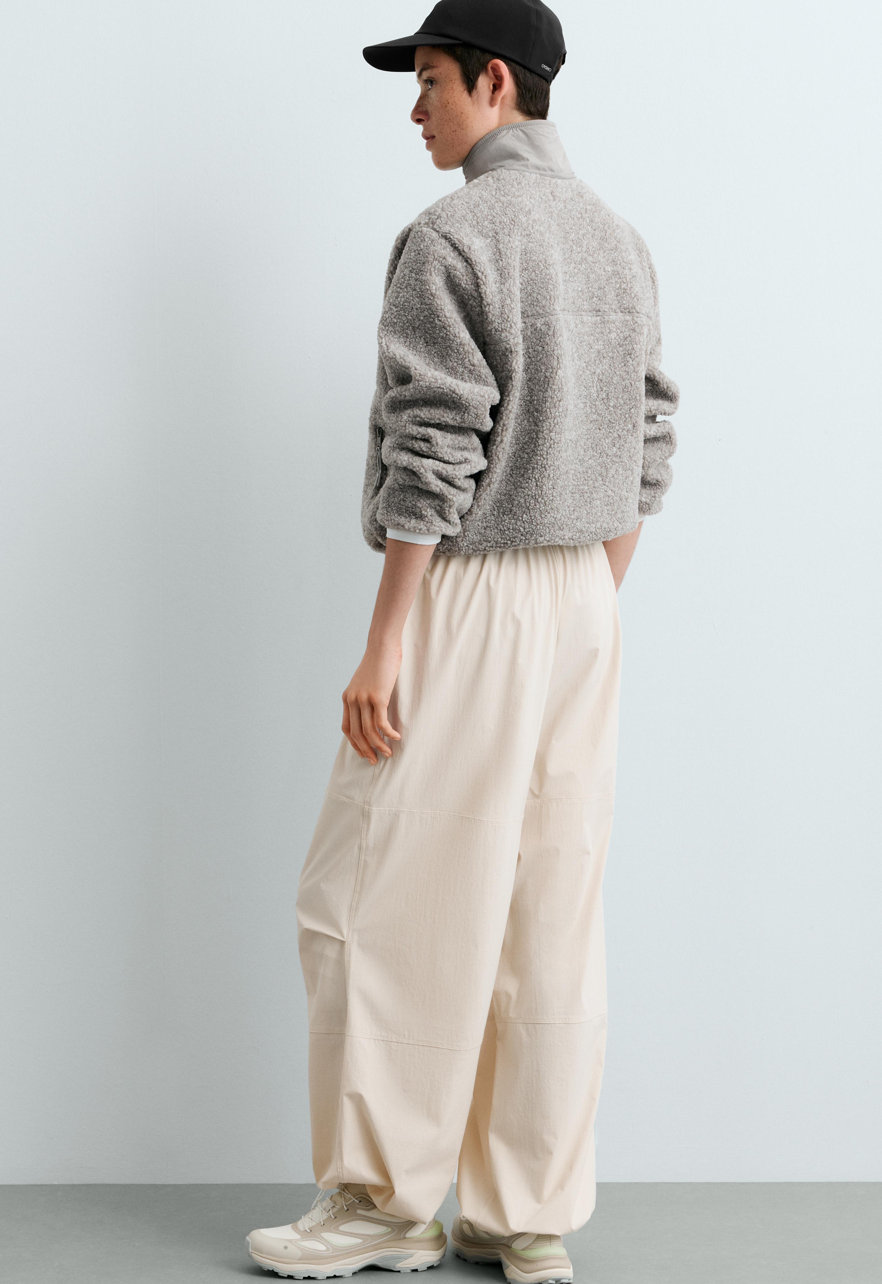 Faux-shearling jacket — MID-GREY MELANGE