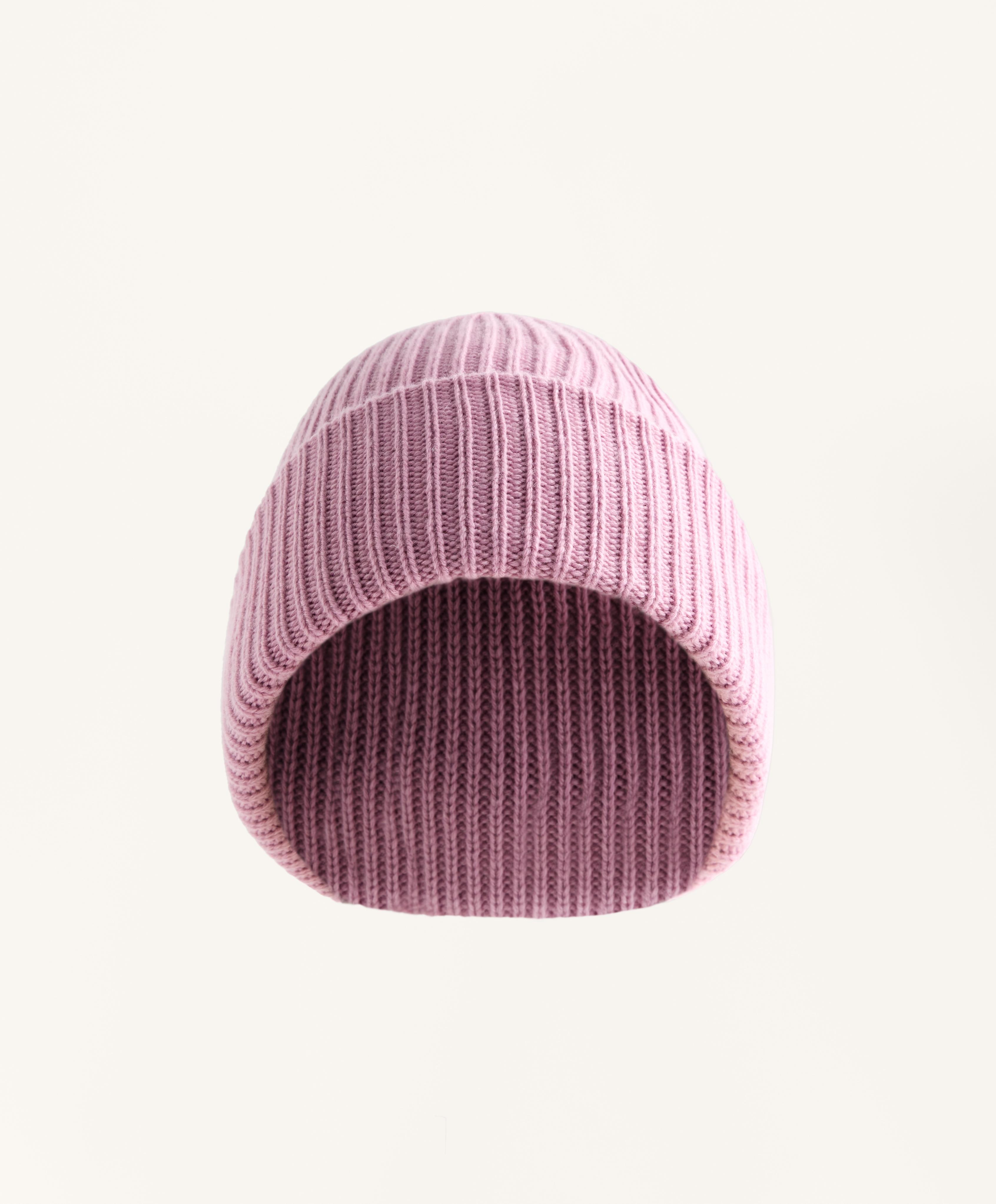Bonnet en maille pompon mélange de laine - Soldes Bonnet en maille pompon mélange de laine - Soldes