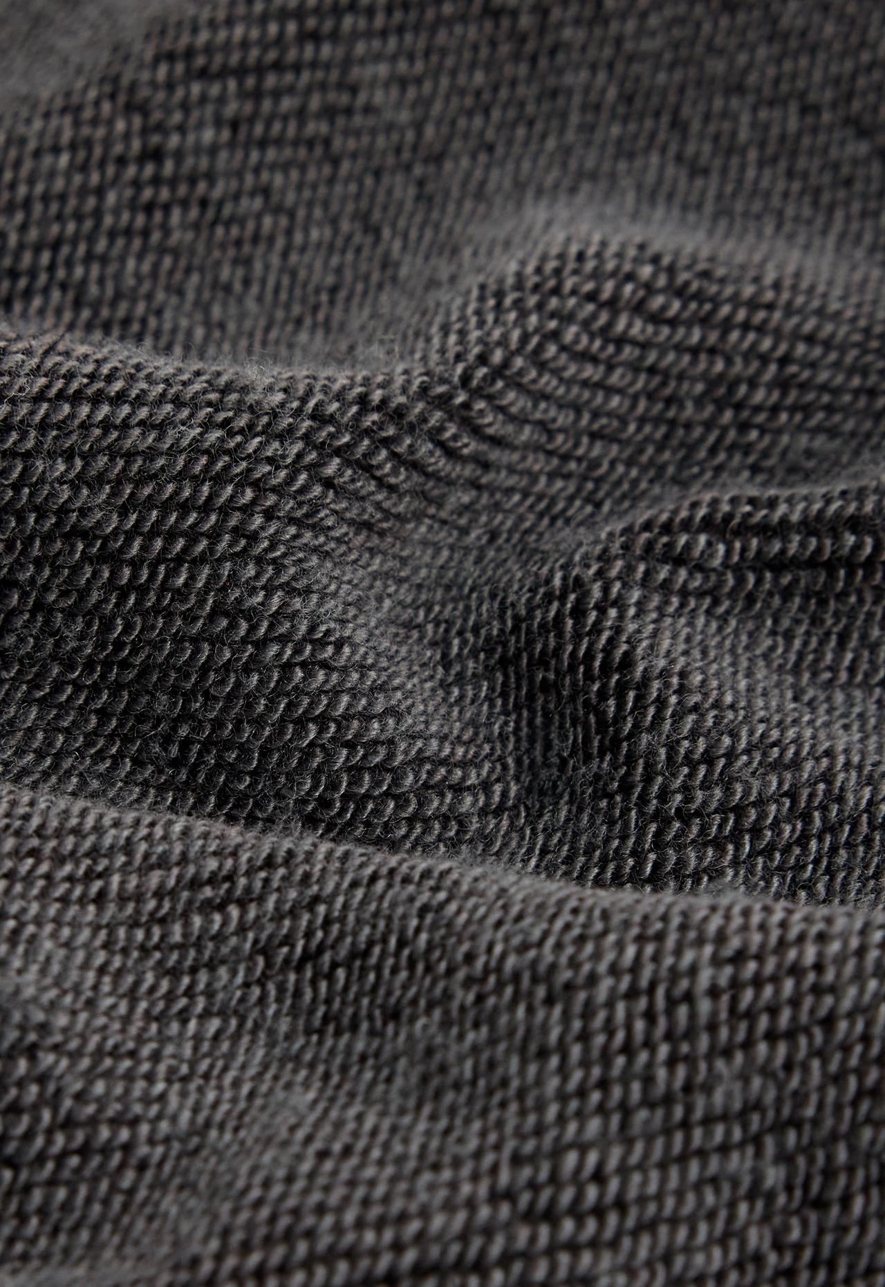 Adjustable cotton-blend fleece straight trousers — DARK ANTHRACITE