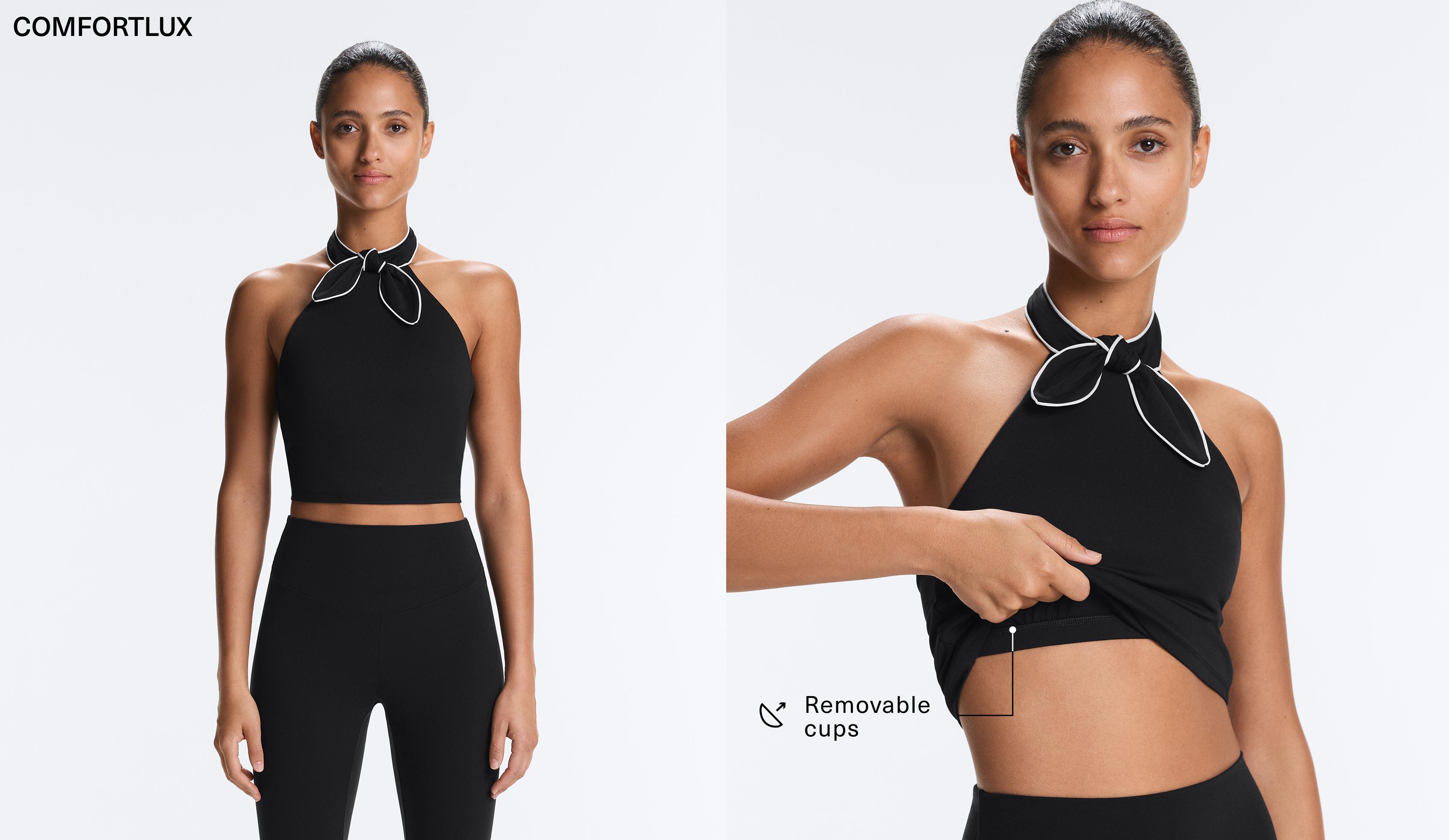 Tank top Comfortlux uväzovanie okolo krku mašľa