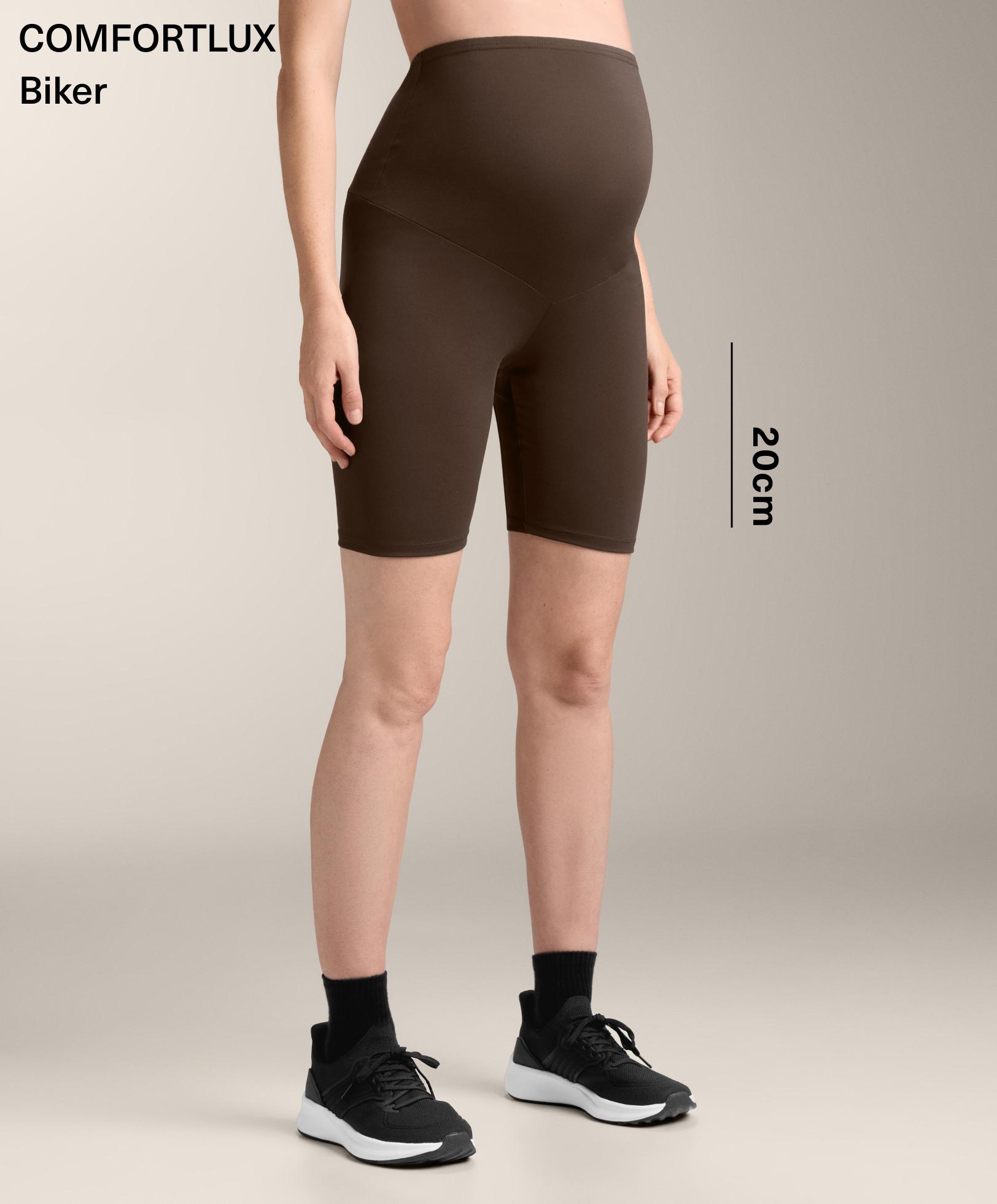 Leggings de ciclista Comfortlux pré-mamã (20 cm)