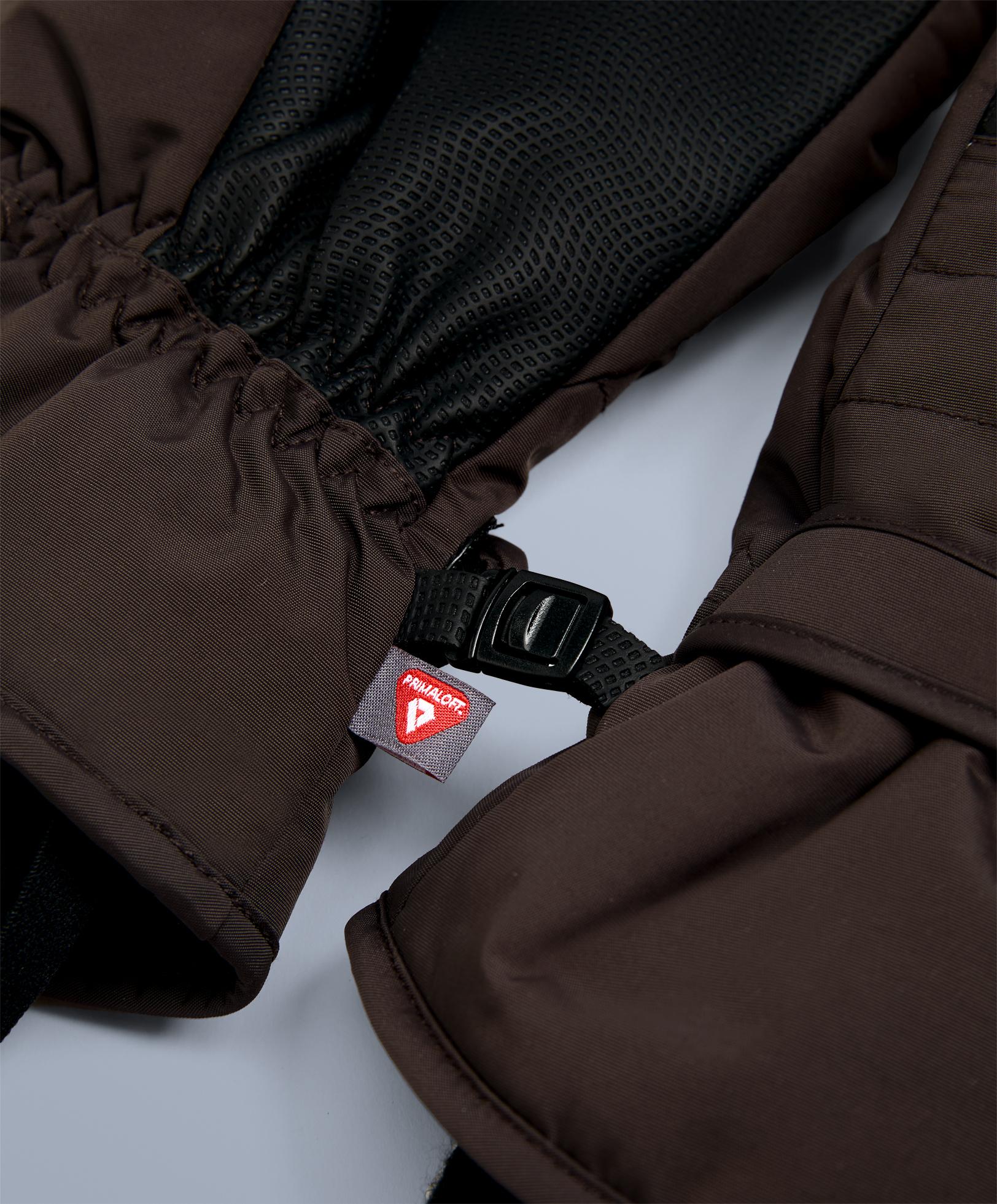 Technical SKI Primaloft® Gloves — BROWN (alternate view)