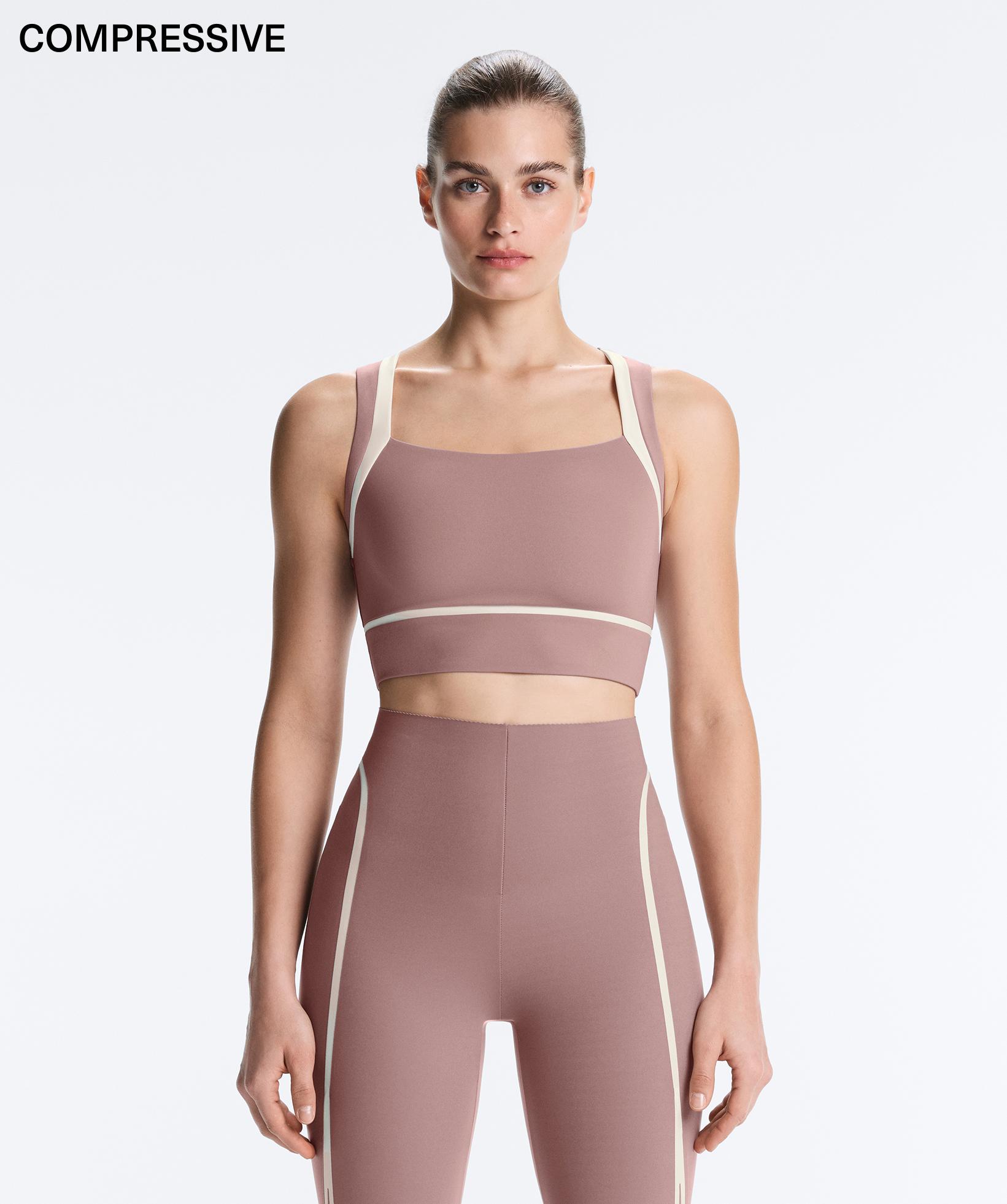 Compressive contrast tank top Compressive contrast tank top