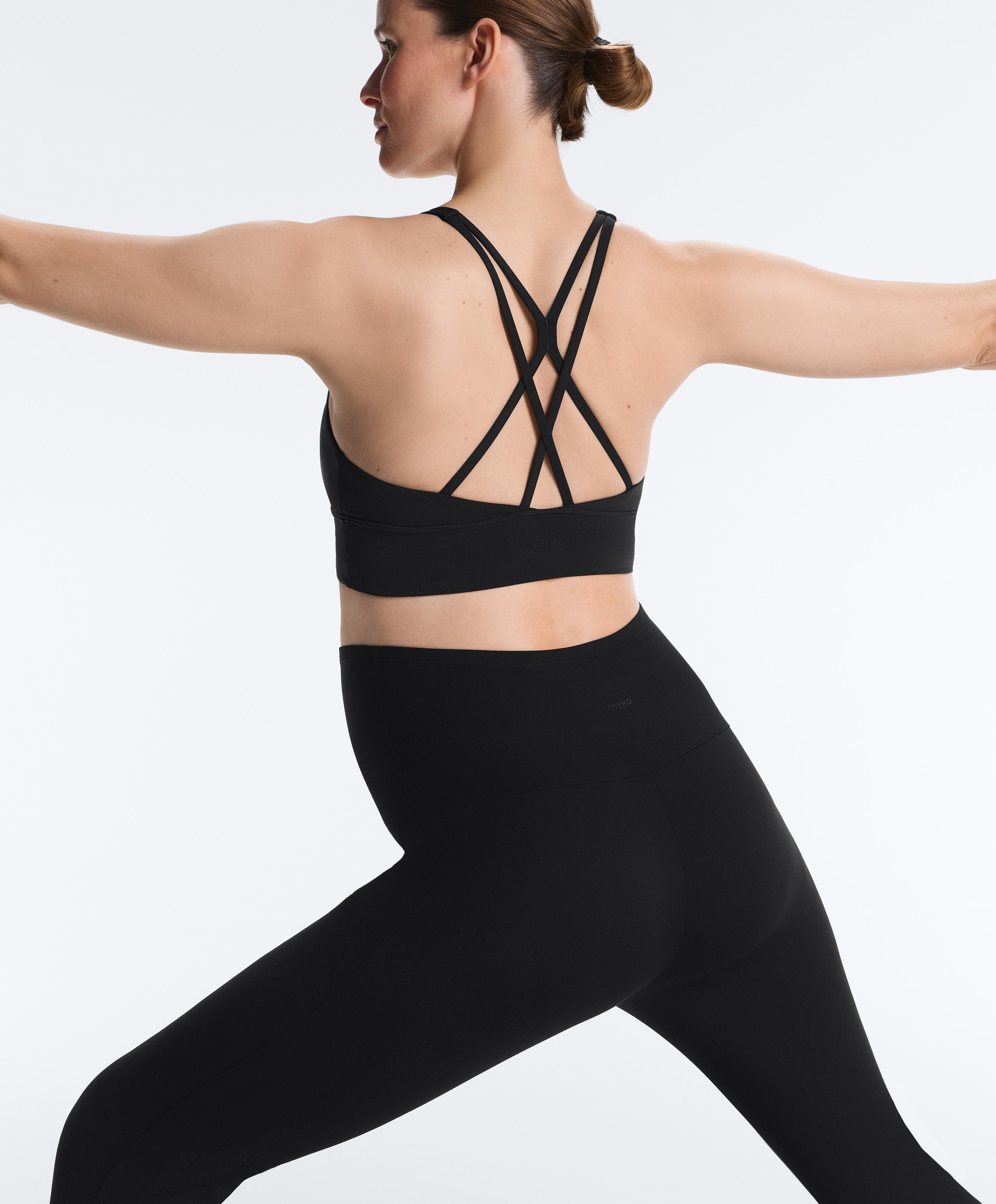 Maternity Comfortlux flare trousers — BLACK