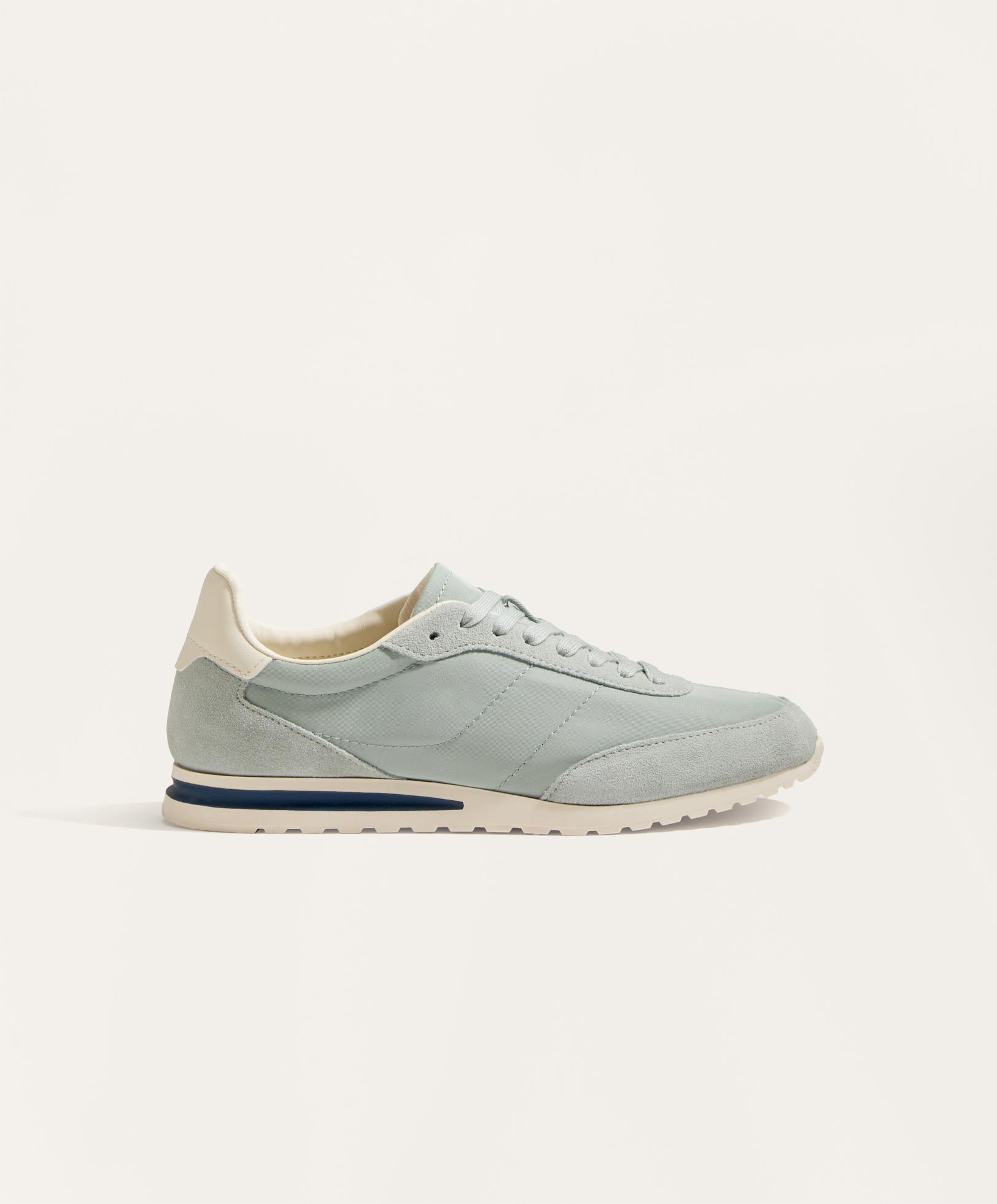 Nylon trainers with split-leather pieces - Izpārdošana