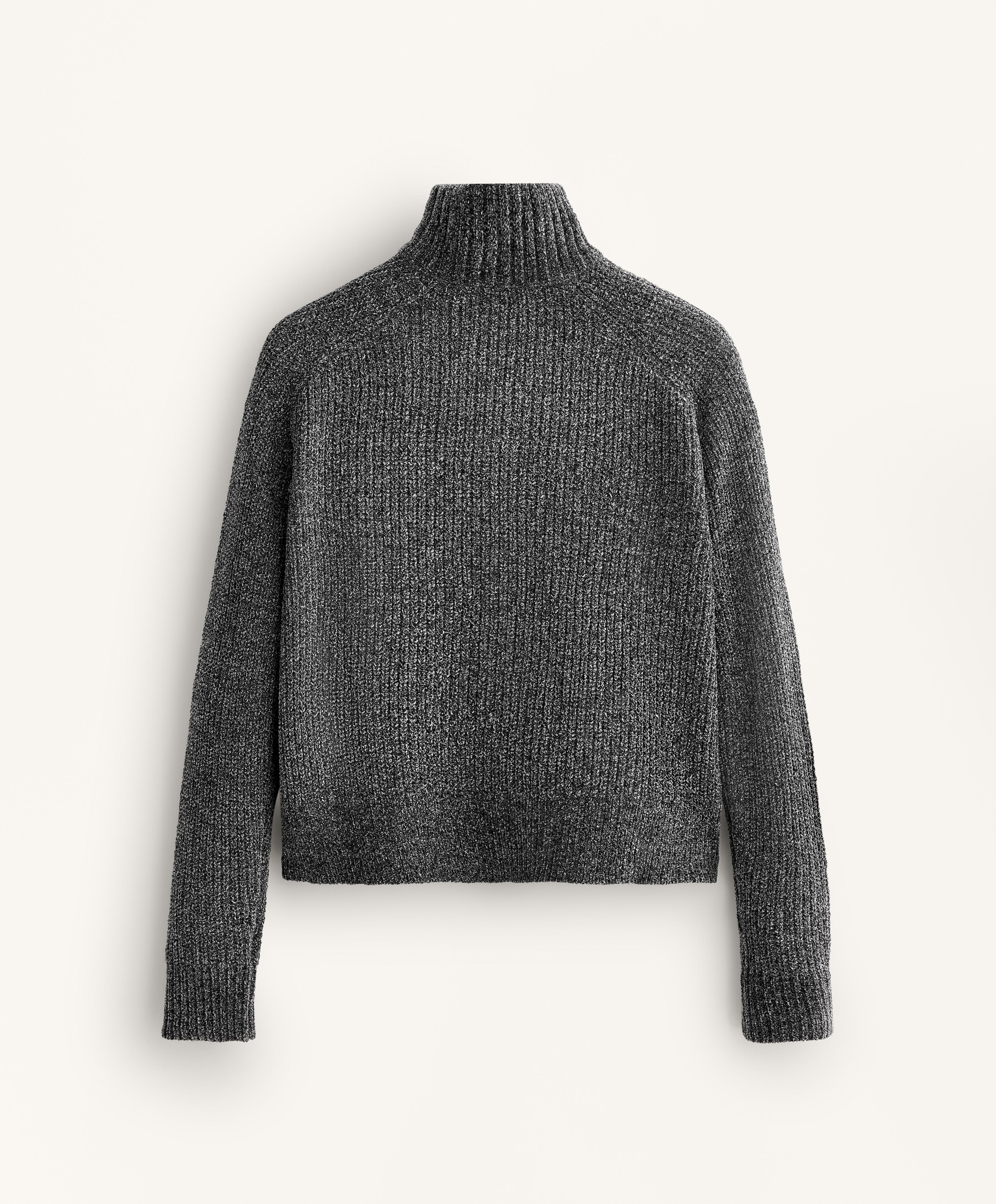 High neck cable knit jumper | OYSHO United States