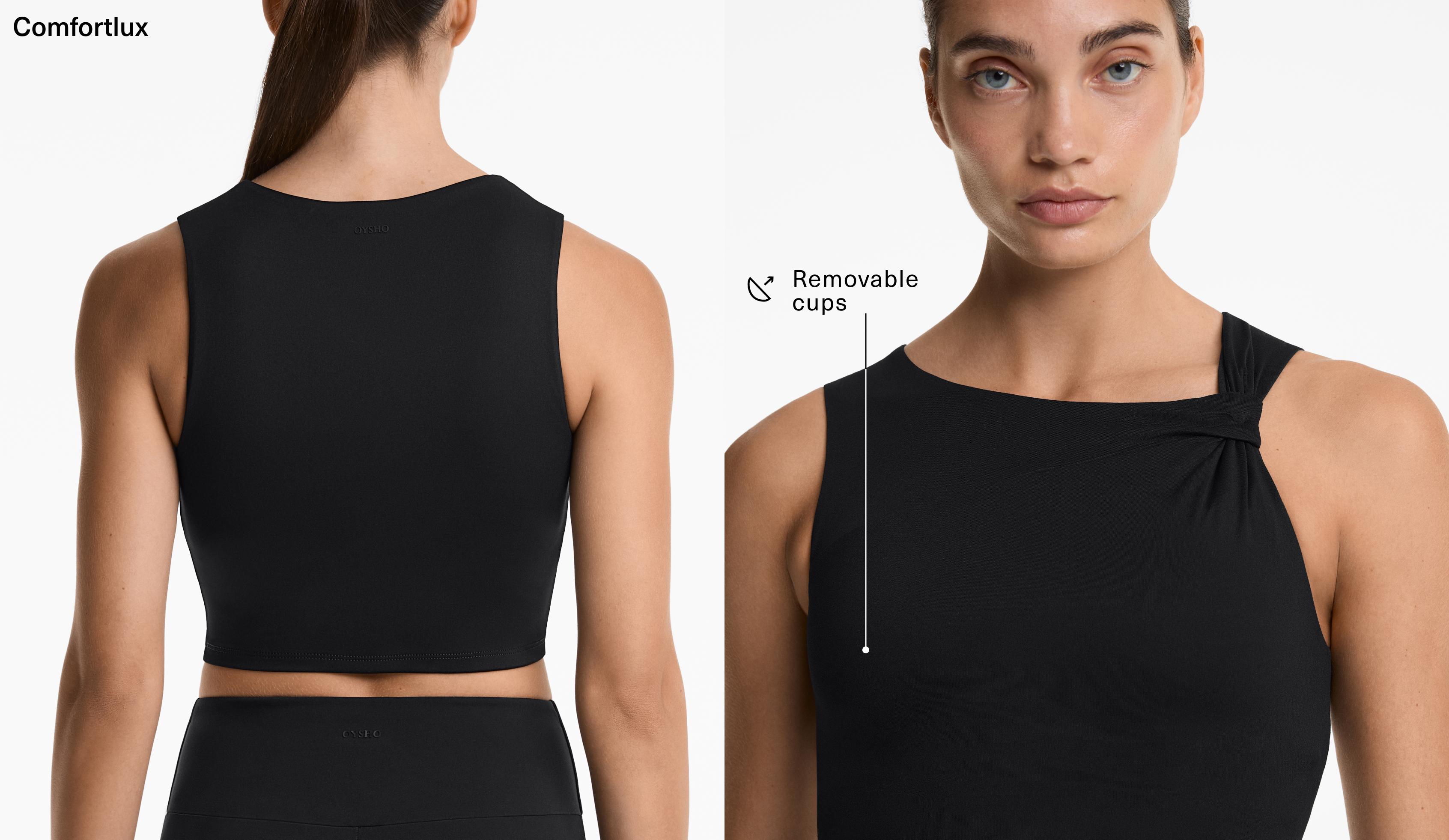 Tank Top Comfortlux twist asimétrico