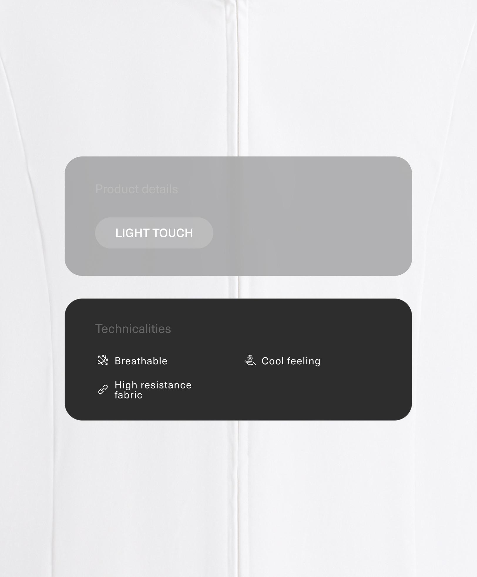 Κοντή τεχνική ζακέτα Light Touch Κοντή τεχνική ζακέτα Light Touch