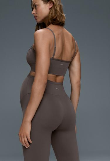 Comfortlux maternity leggings — BROWN-KHAKI 4