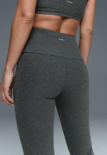 High-rise Comfortlux flare trousers — DARK GREY MELANGE 4