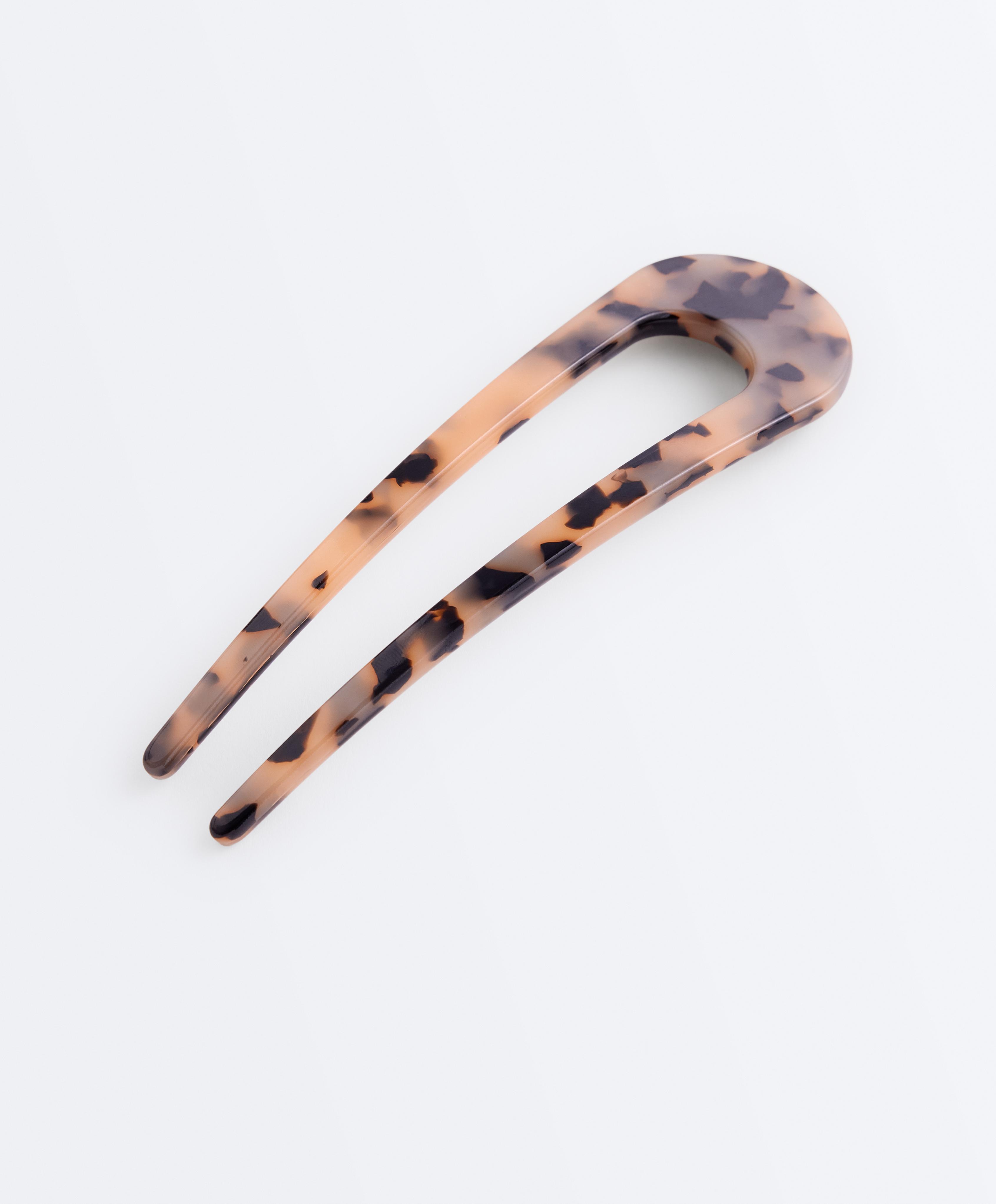 12cm hair slide — BLACK