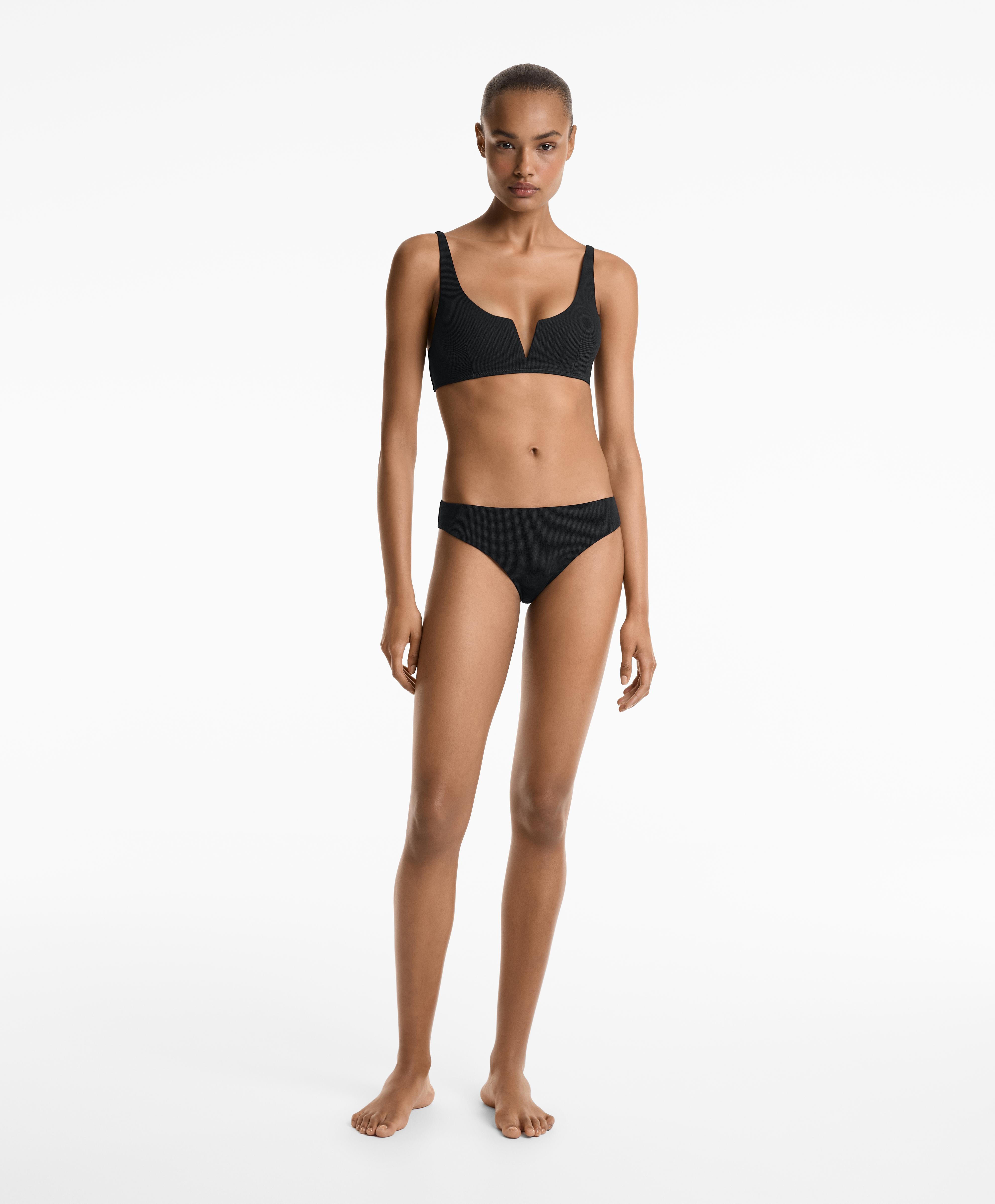 Piqué halter-bikiinitopp Piqué halter-bikiinitopp