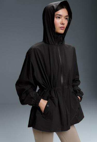 Super extra lightweight 10k packable waterproof jacket — BLACK 4