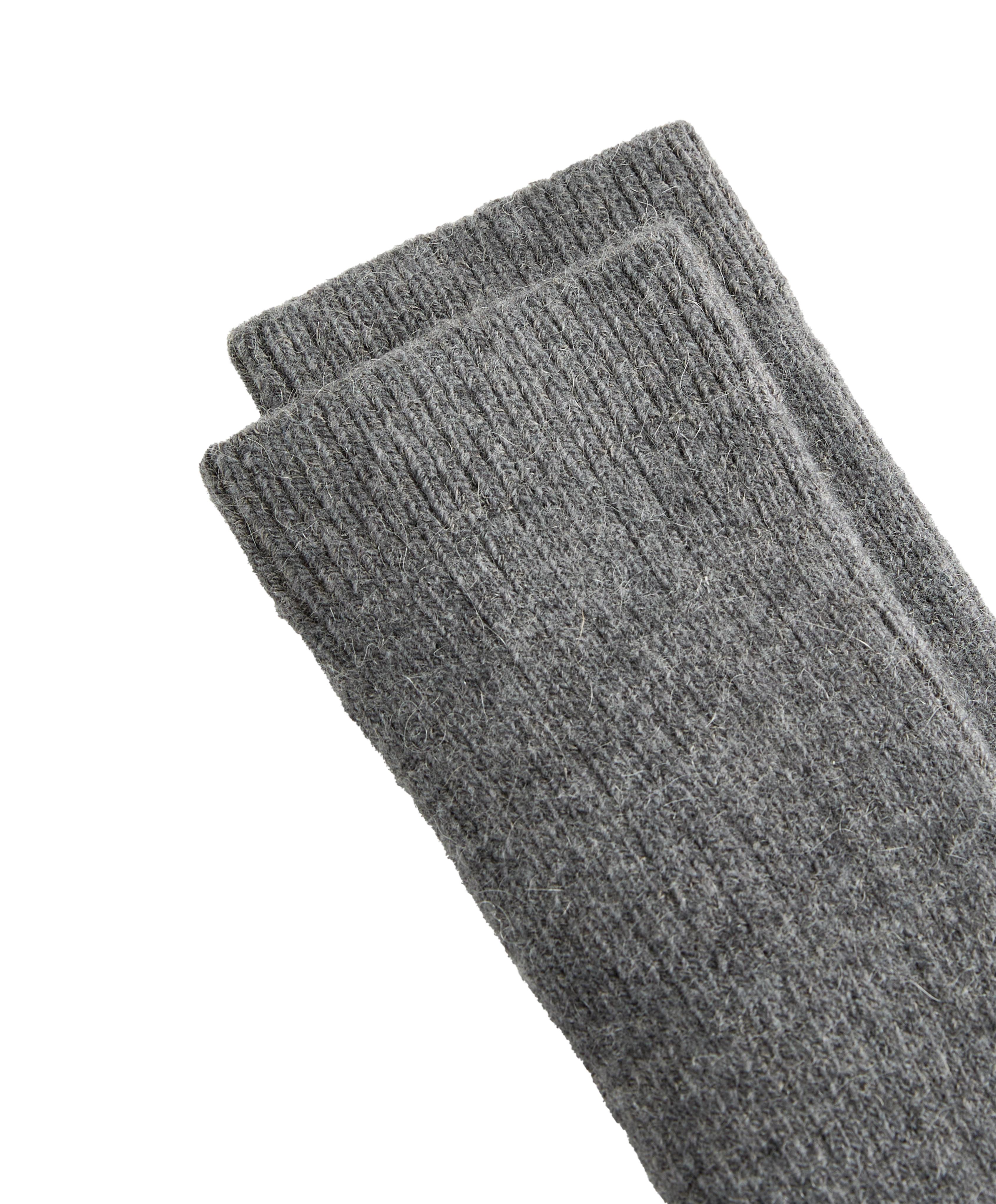 Classic socks 15% cashmere 10% wool — DARK-GREY MELANGE