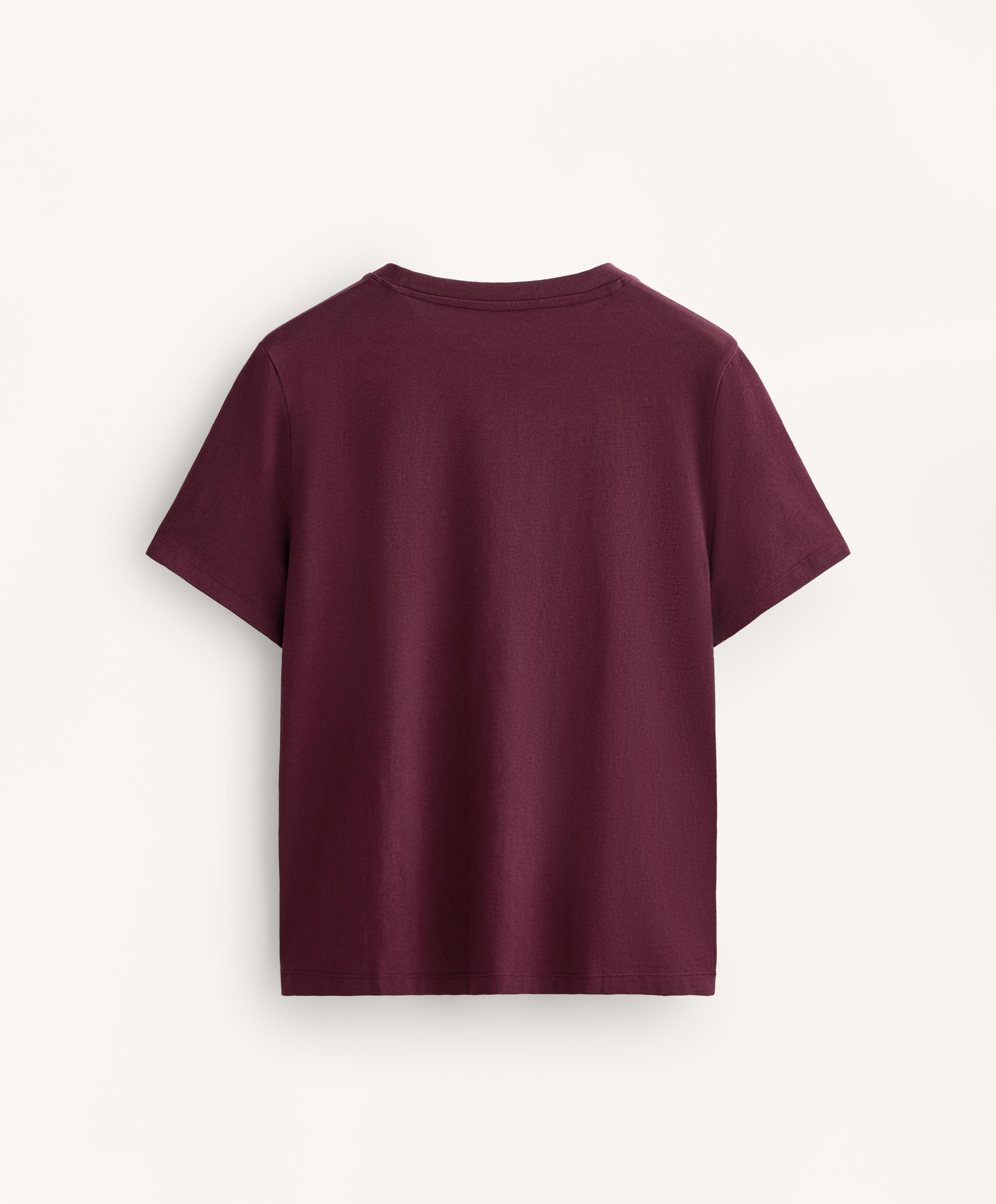 Short sleeve cotton blend T-shirt