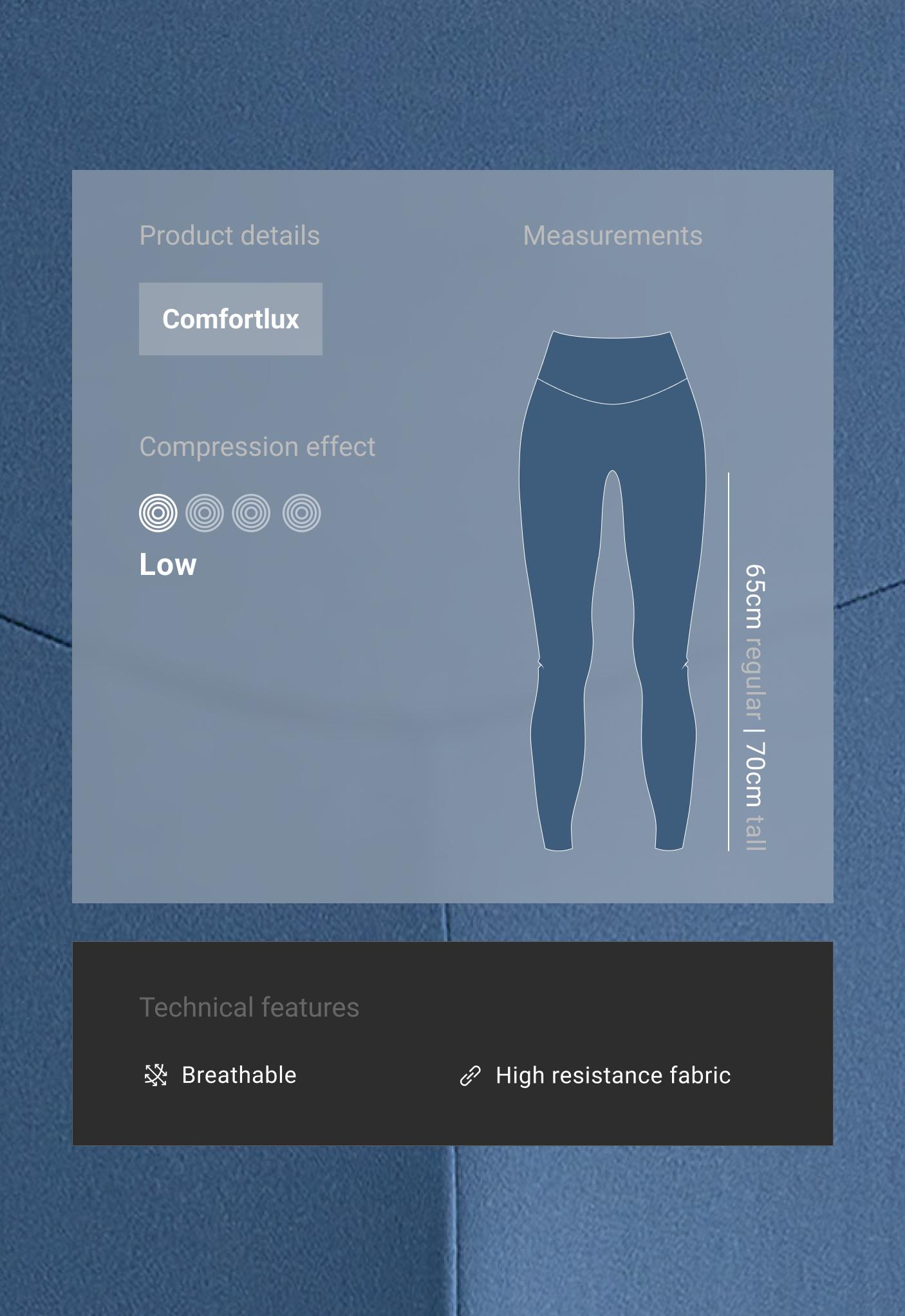 Comfortlux high-waisted ankle-length leggings Comfortlux high-waisted ankle-length leggings
