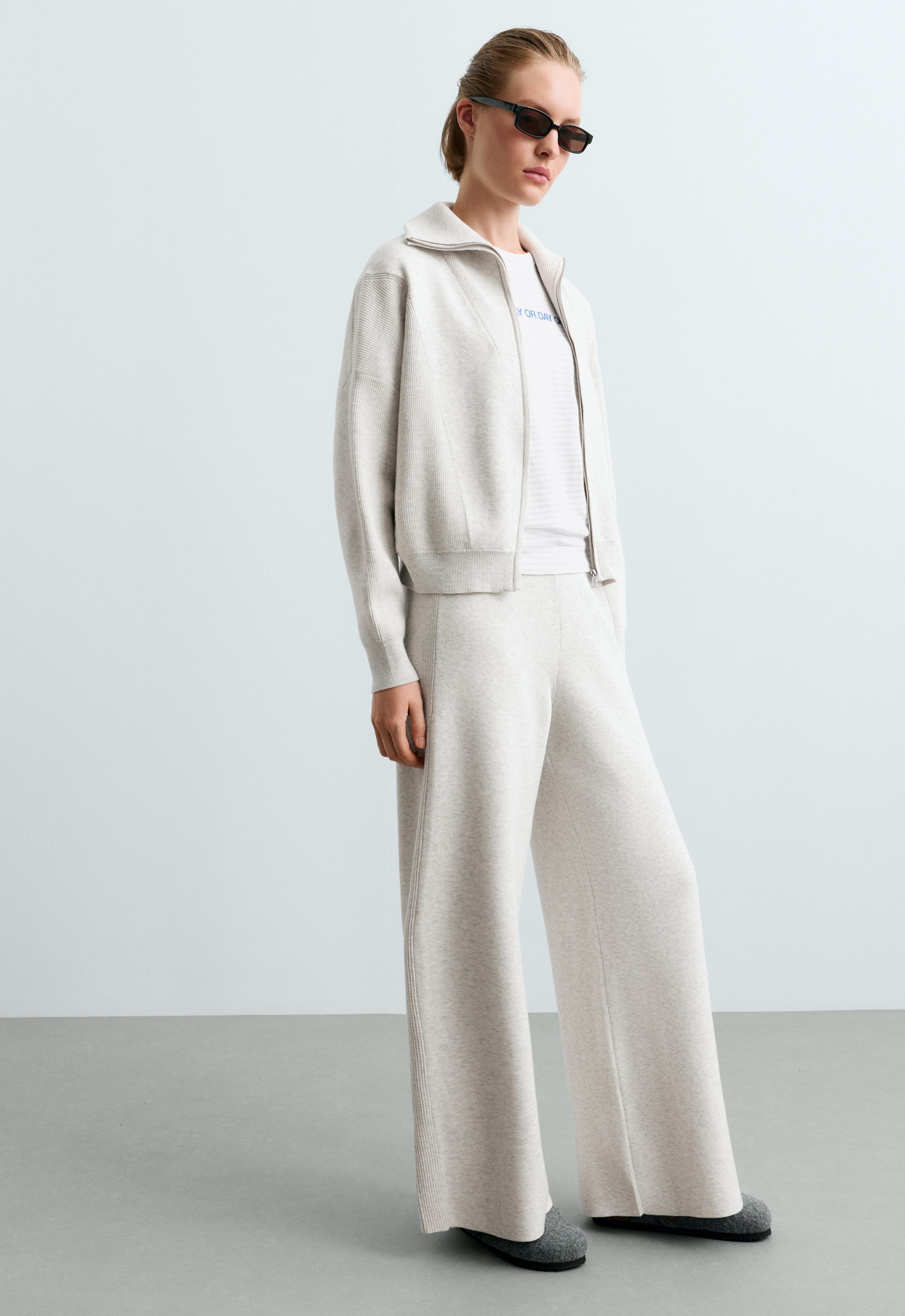 Ribbed knit jacket — ICE                  