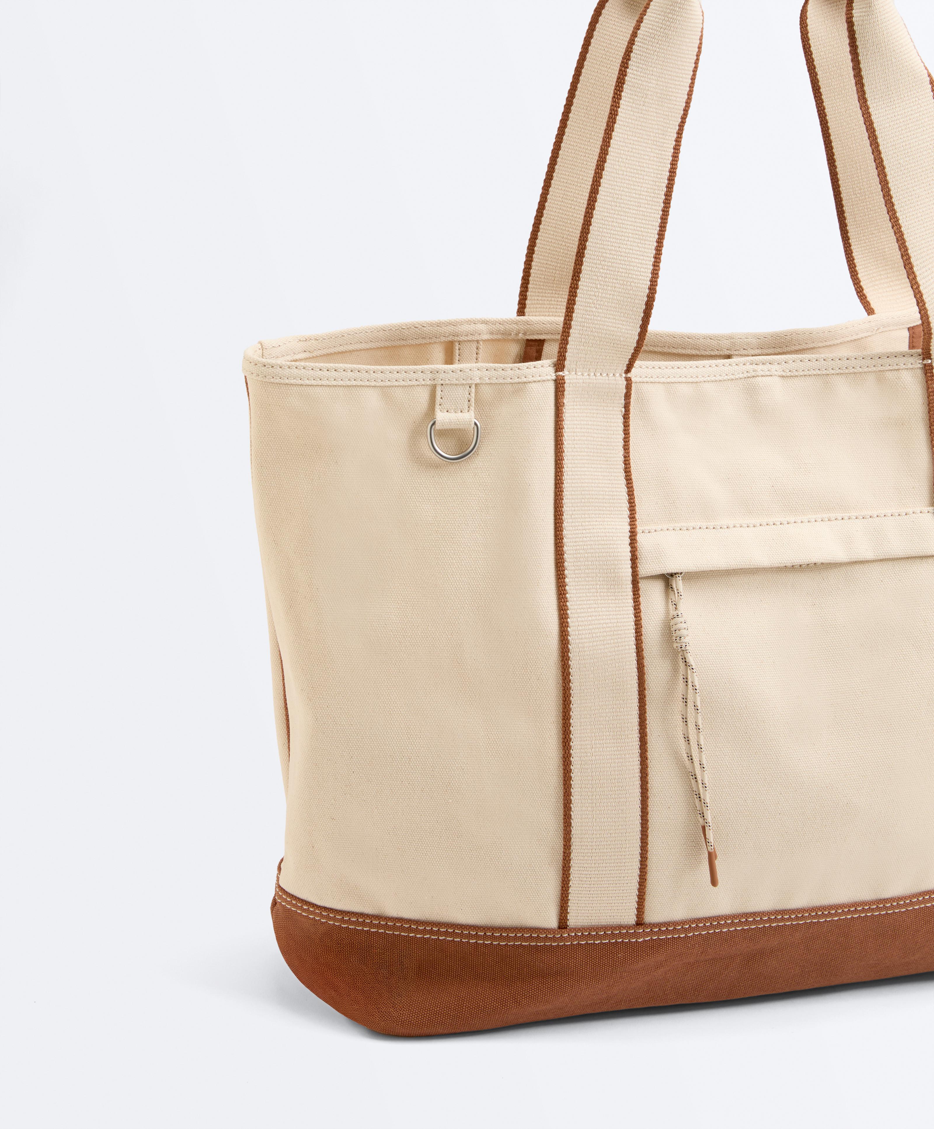 Canvas tote bag — ECRU