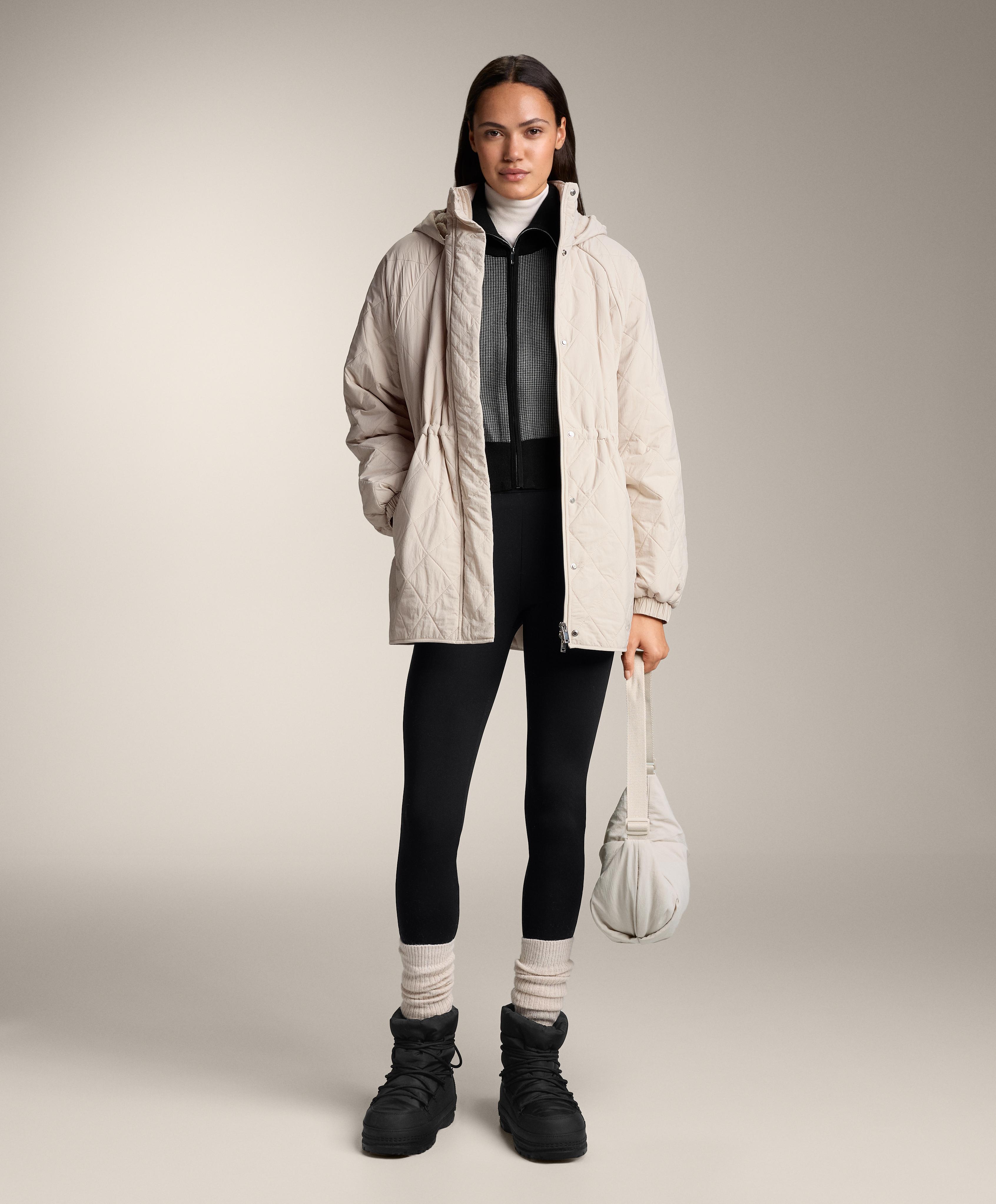 FELLEX® AEROGEL long padded jacket — PALE MINK