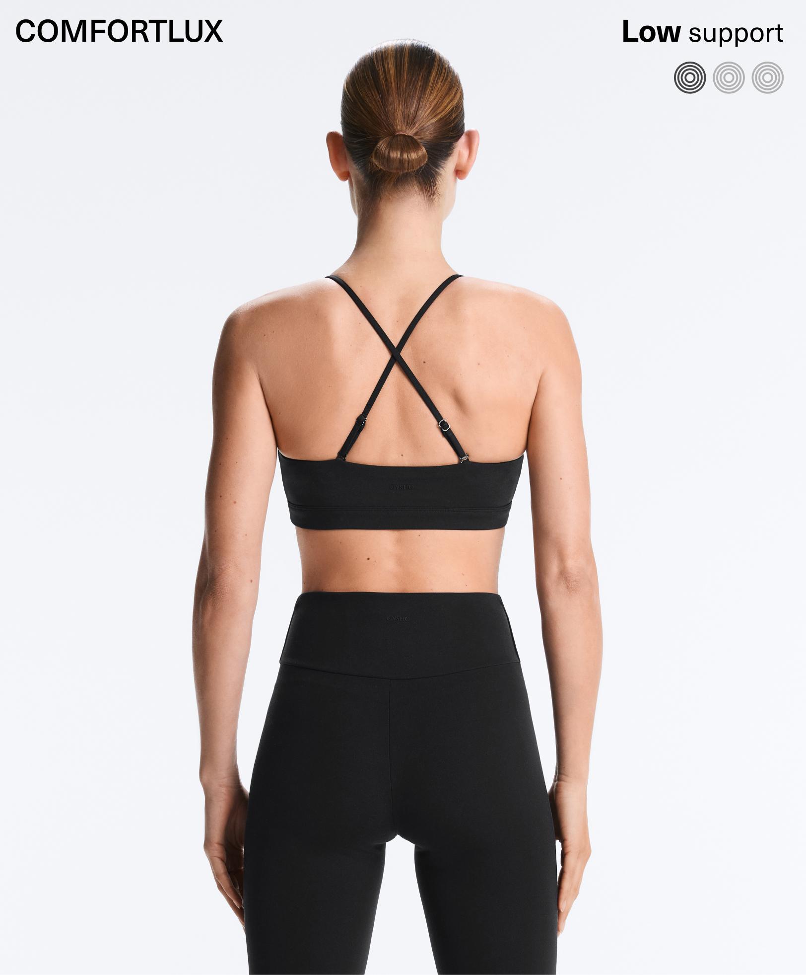 Brassière de sport Comfortlux bretelles croisées faible maintien Brassière de sport Comfortlux bretelles croisées faible maintien