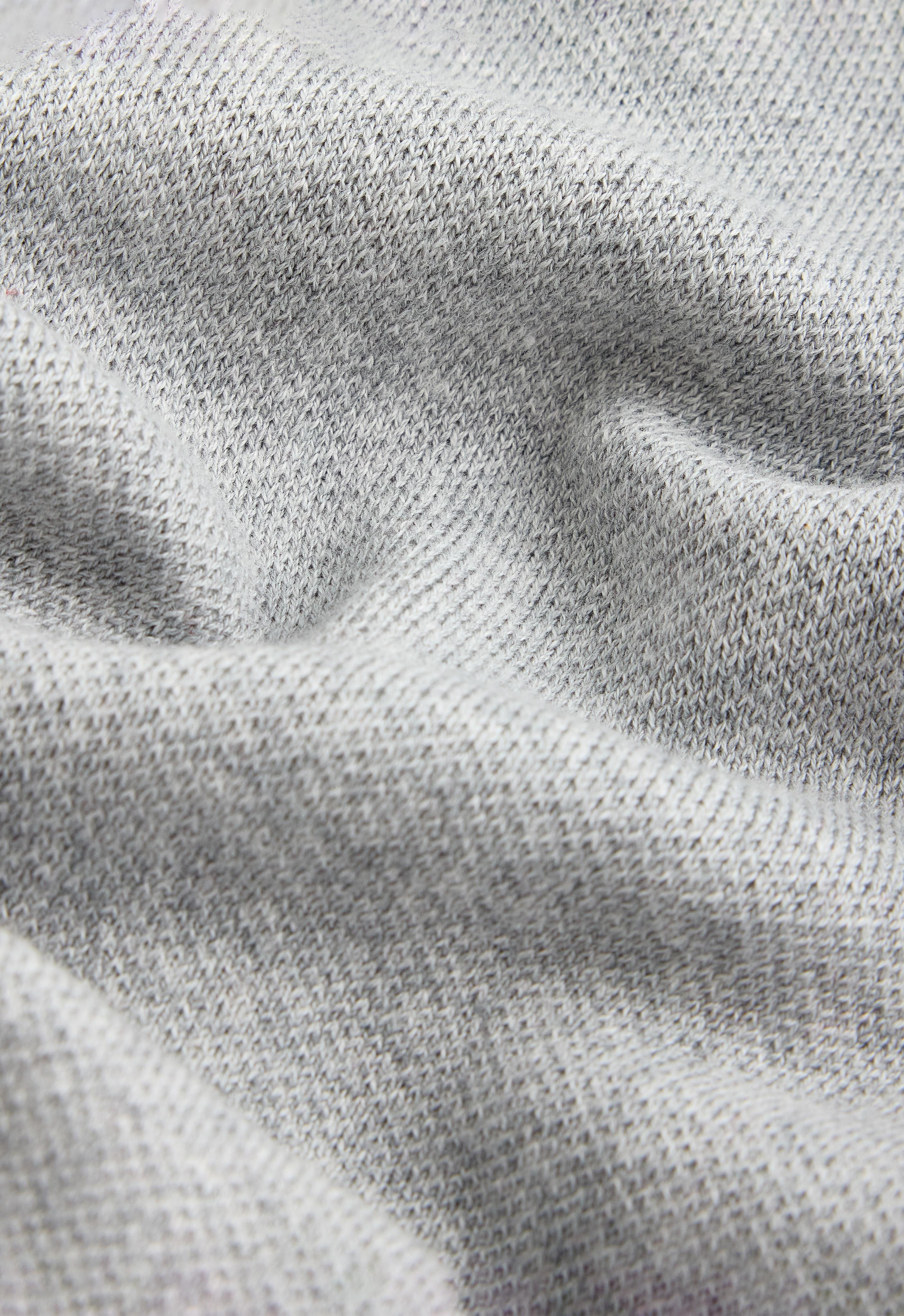 Cotton-blend knit joggers — PALE GREY