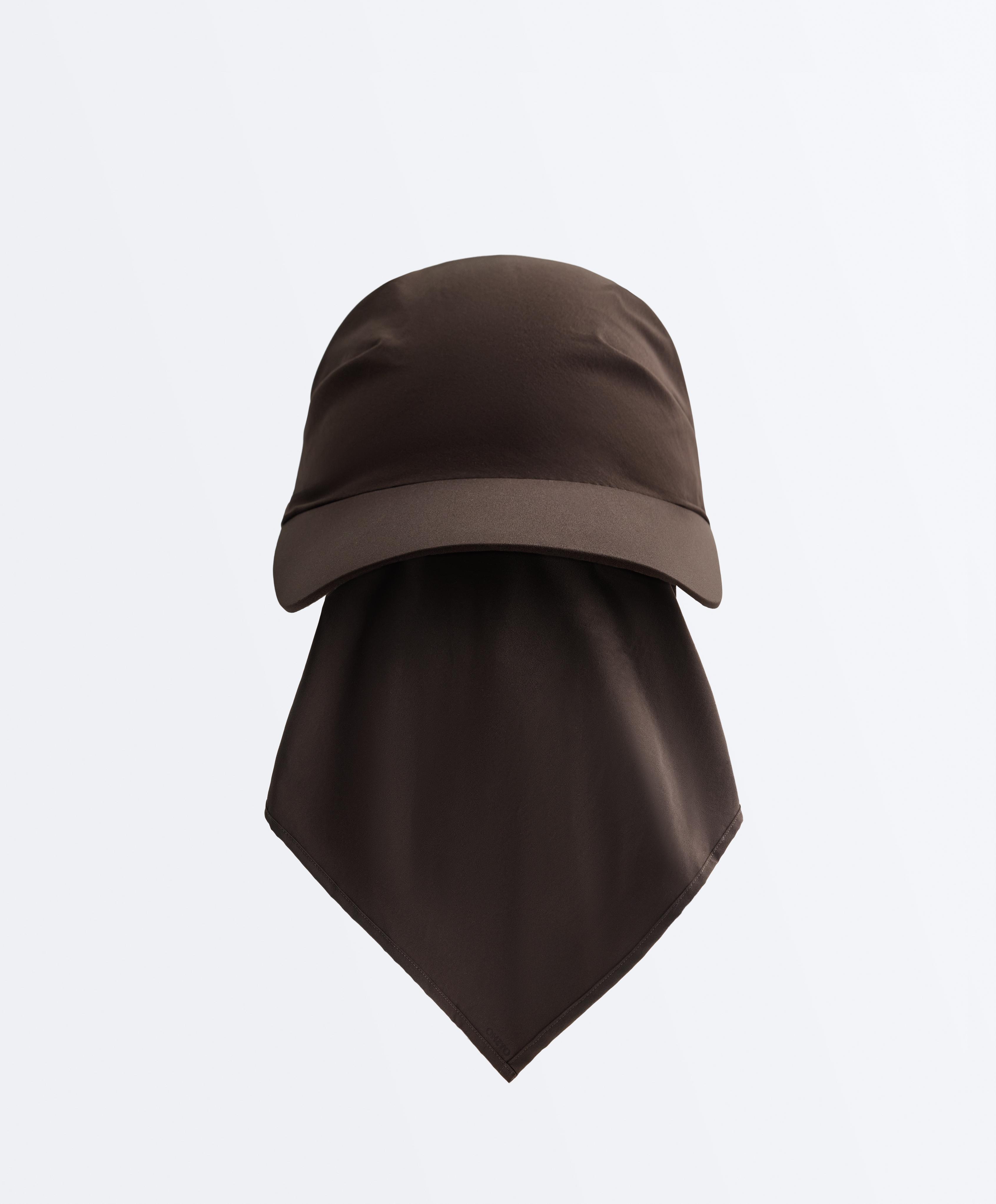 Lightweight knotted visor — BROWN